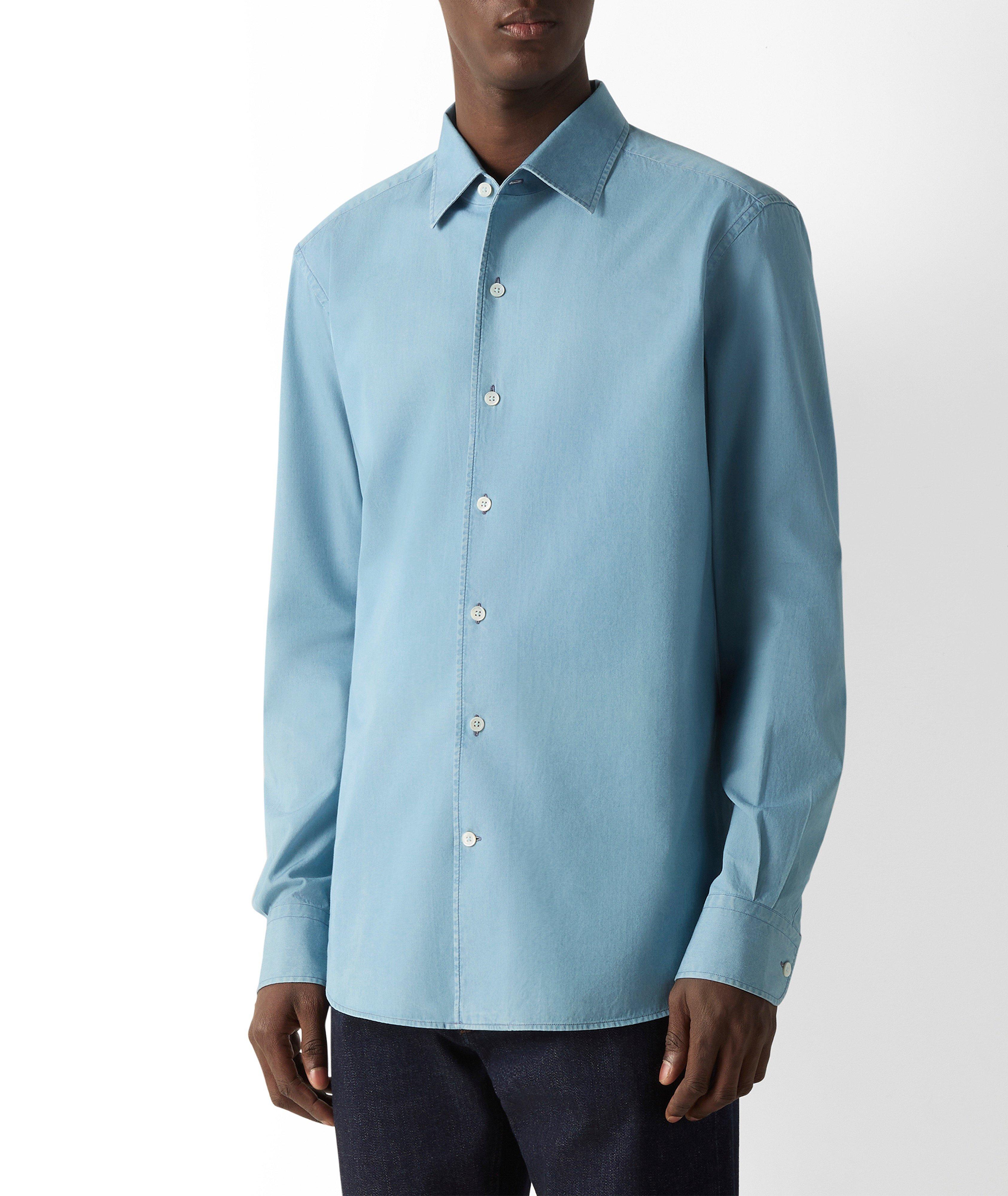 Cotton Denim Dress Shirt image 1