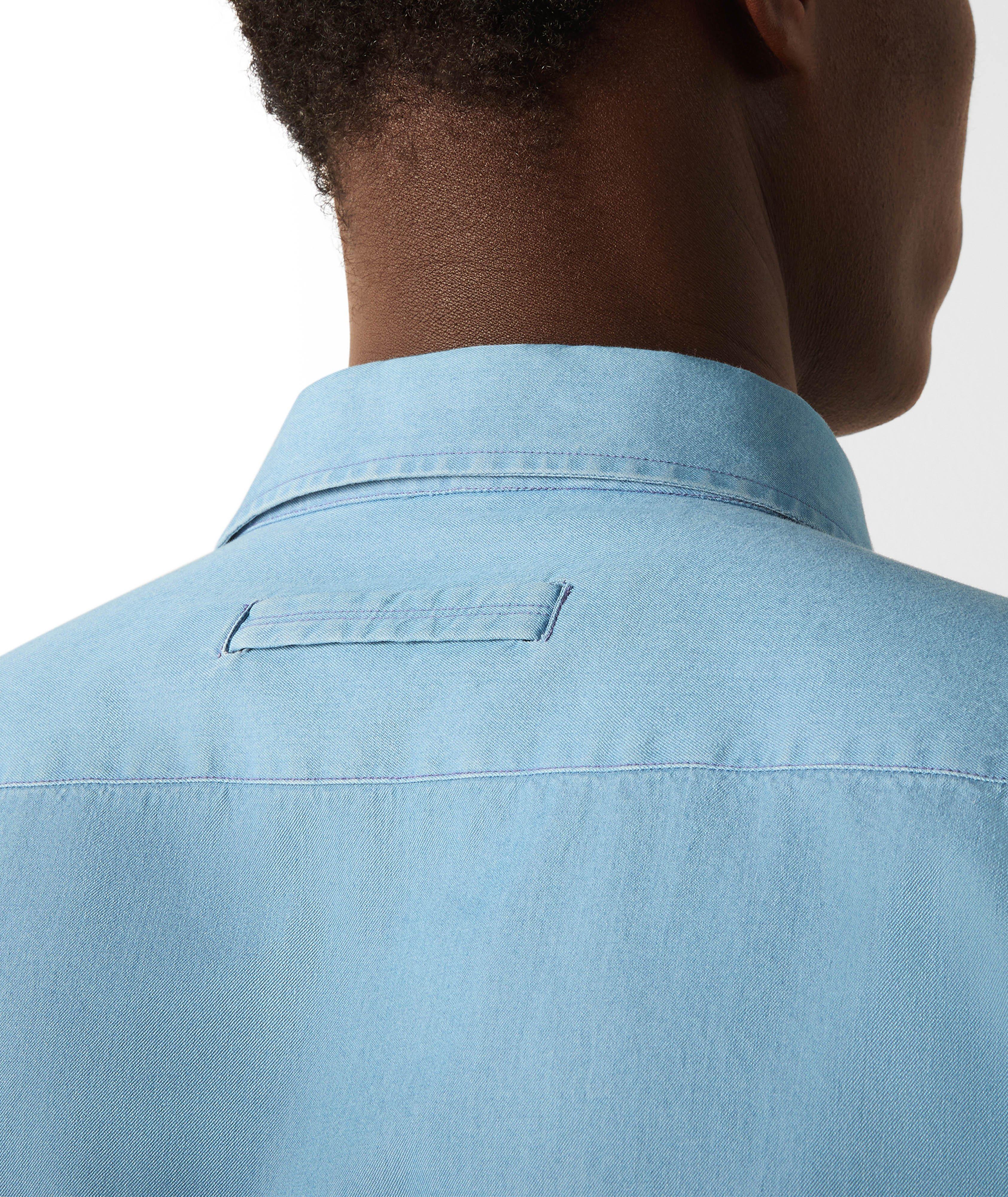 Cotton Denim Dress Shirt image 7