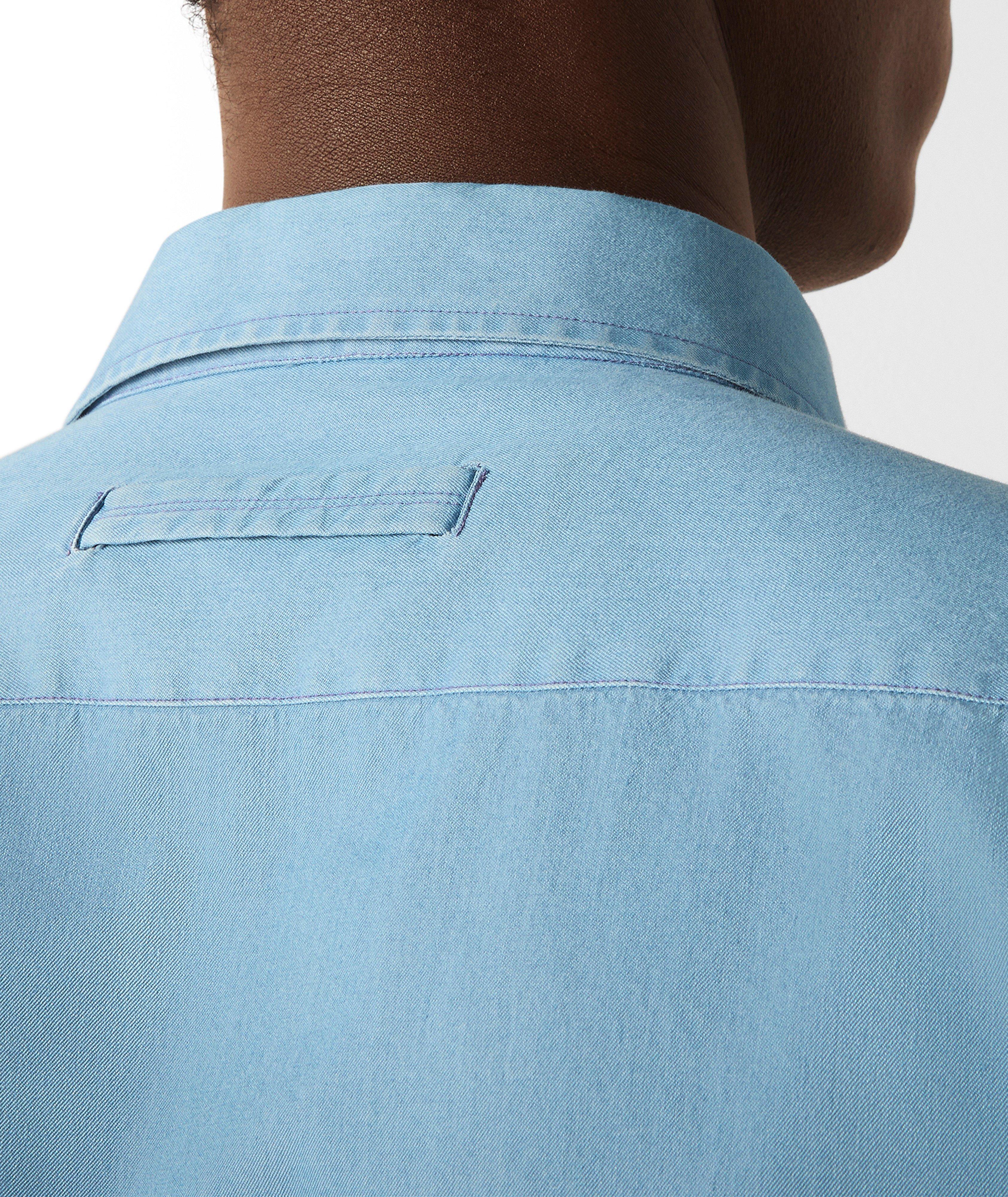 Cotton Denim Dress Shirt image 3