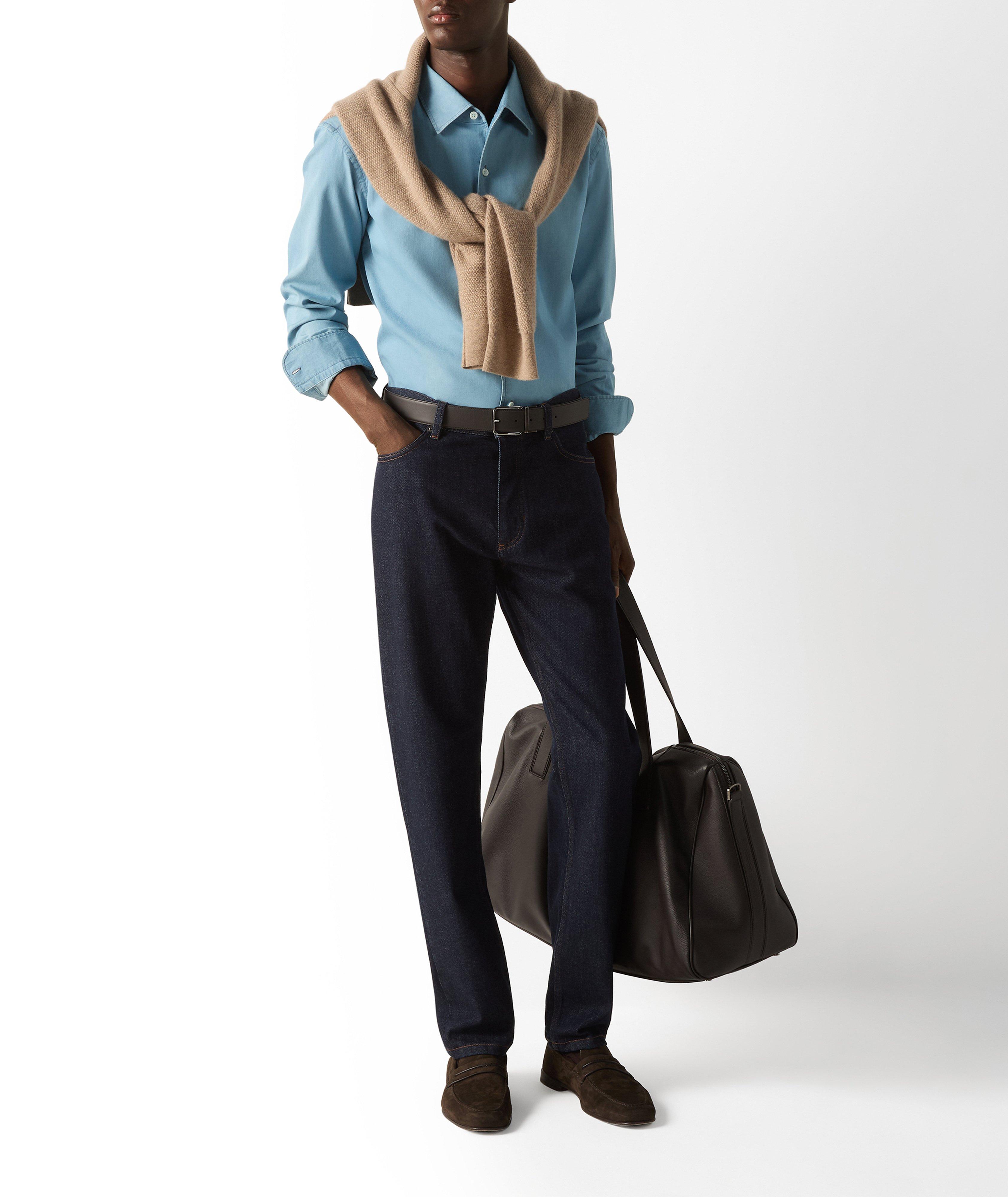 Cotton Denim Dress Shirt image 8