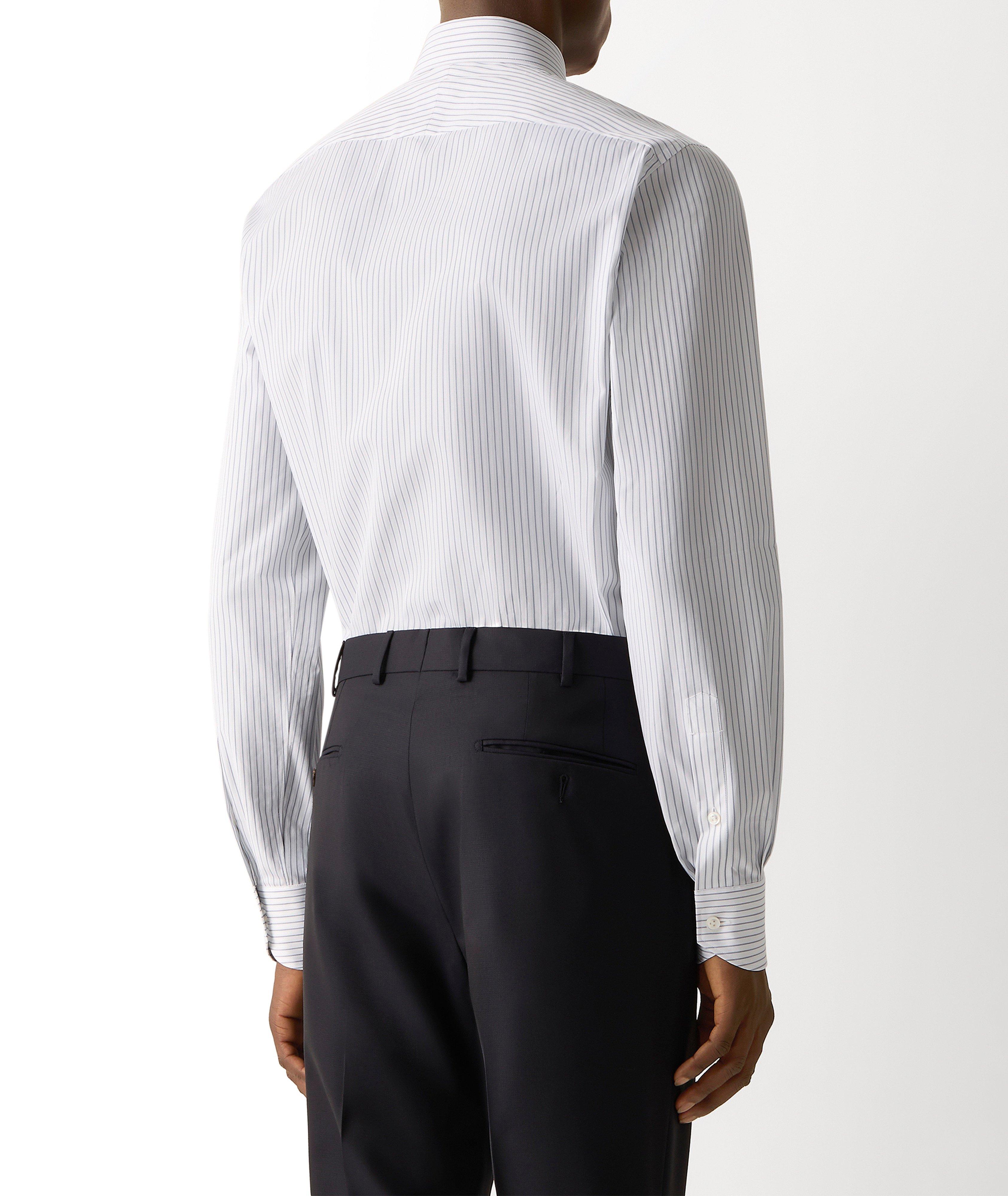 Striped Centoventimila Cotton Dress Shirt image 2