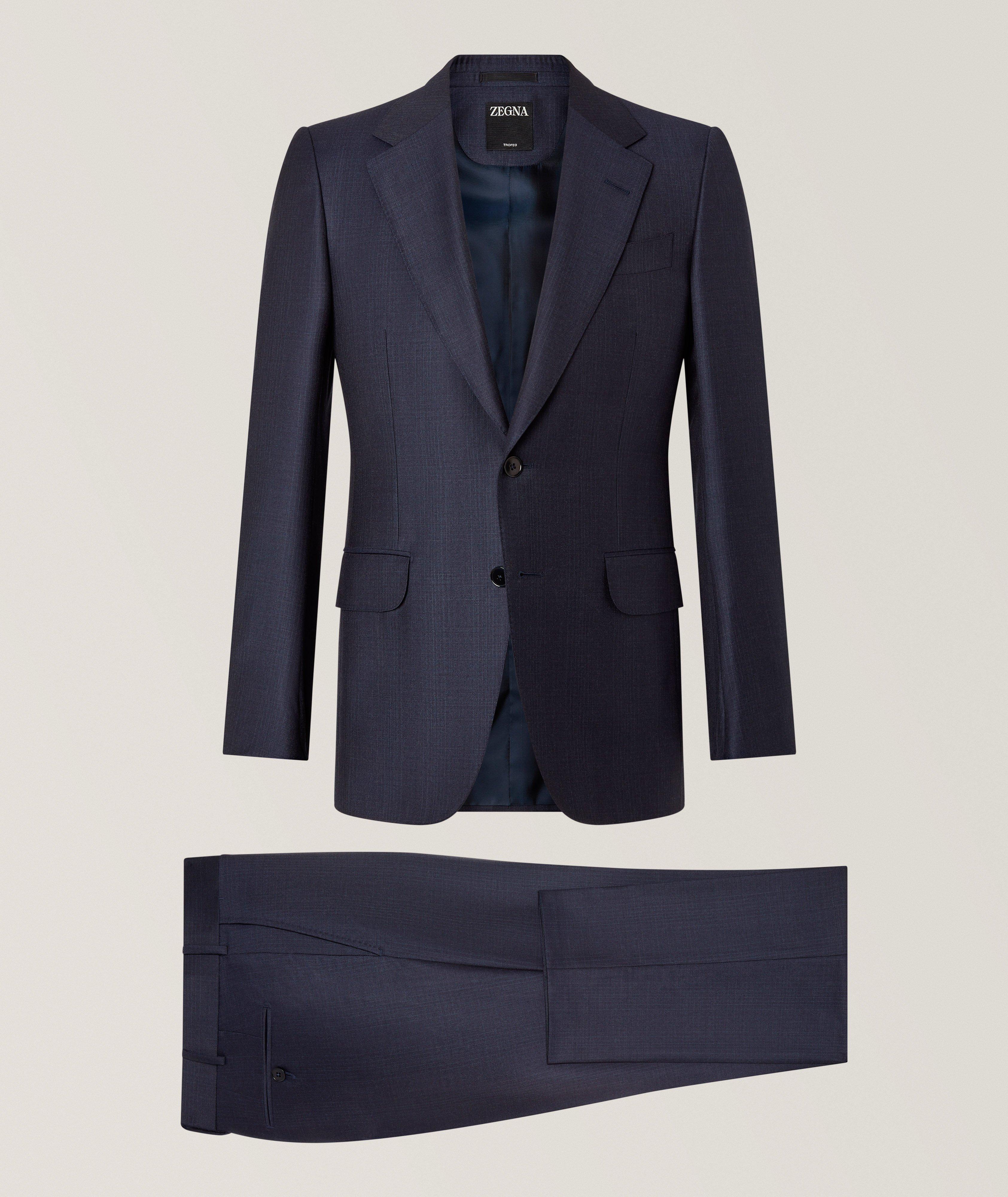 ZEGNA Prince of Wales Trofeo Wool Suit