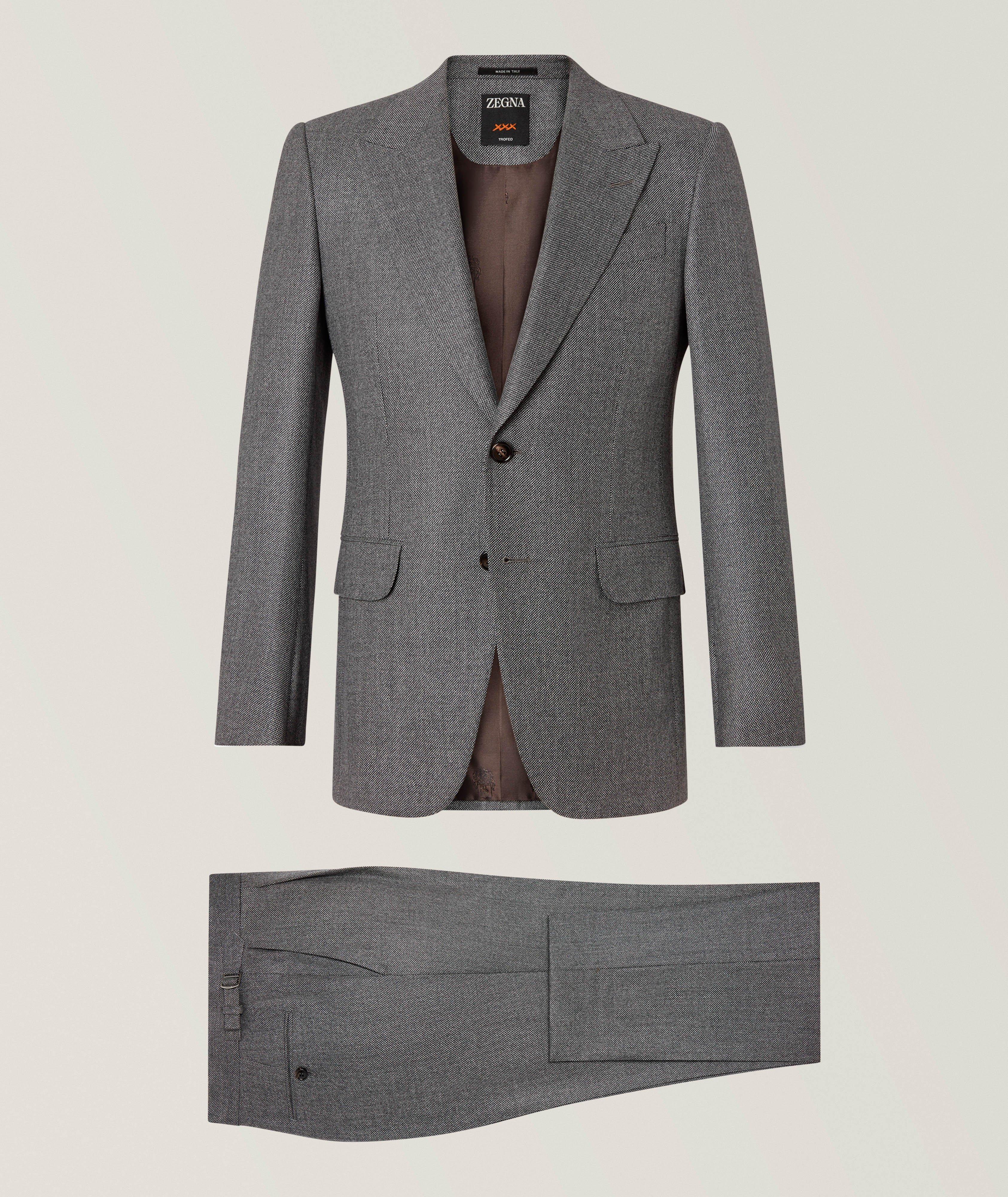 ZEGNA Sharkskin Trofeo Wool Suit