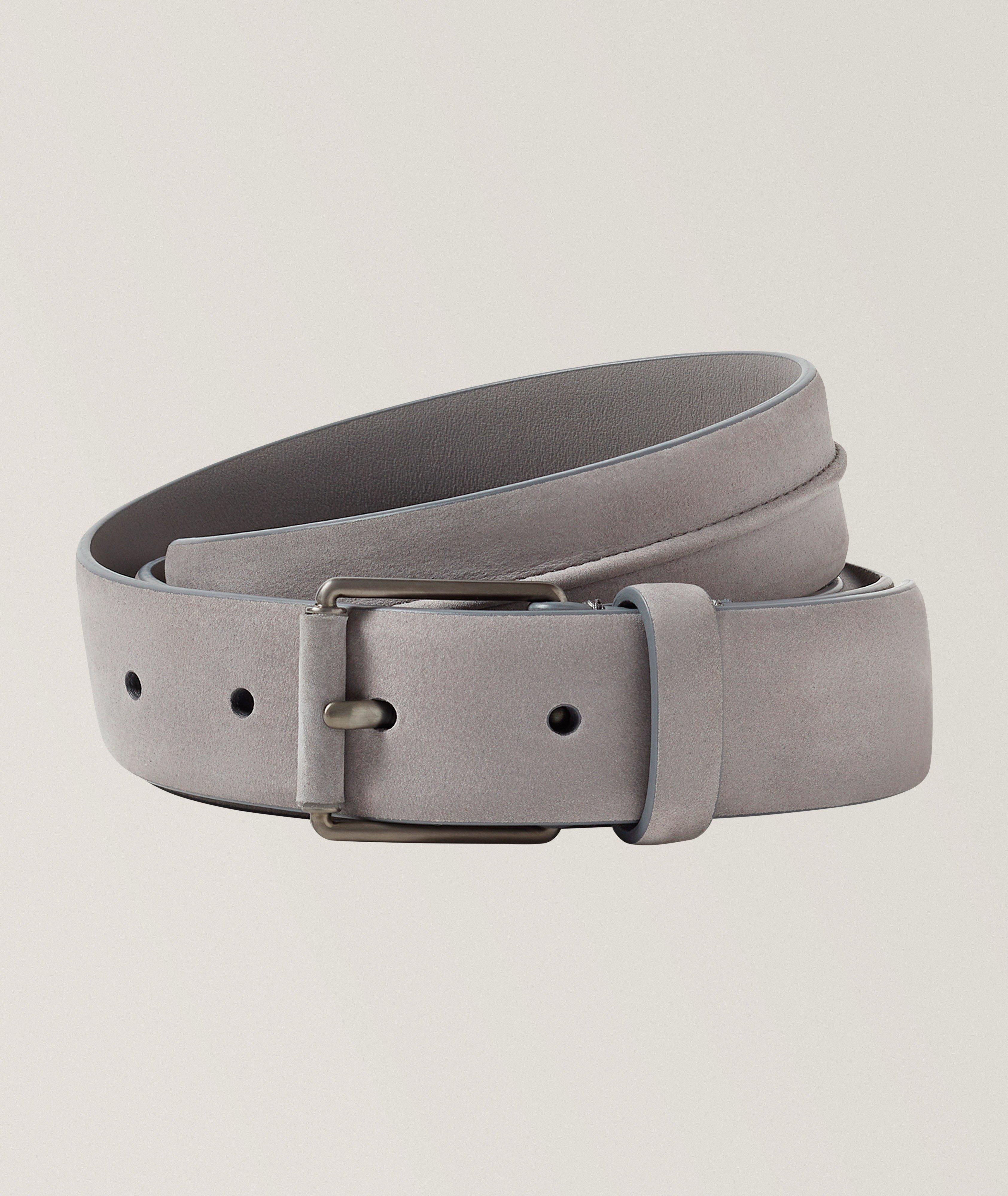 Ceinture en cuir nubuck mélange image 0