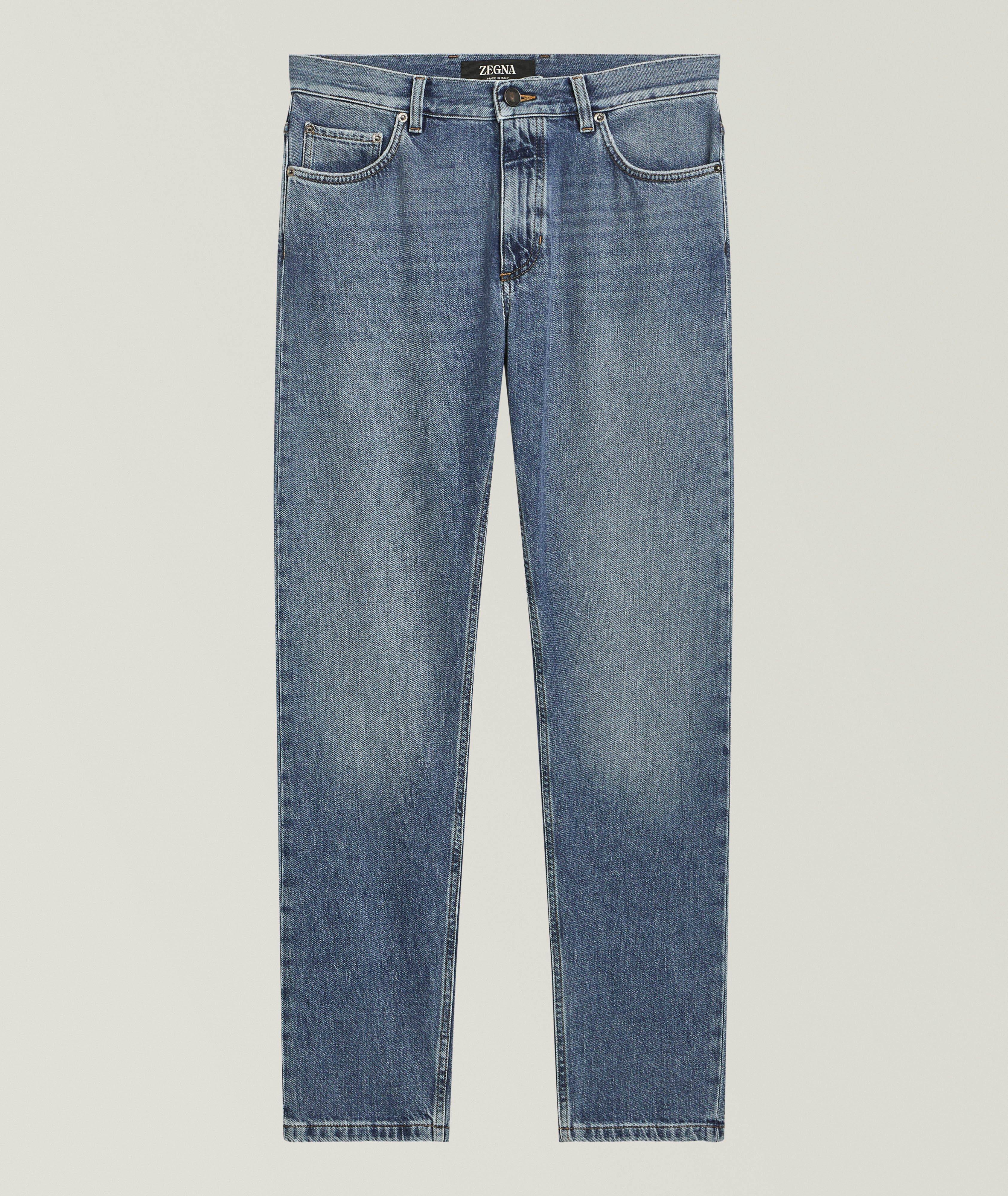 ZEGNA Slim-Fit Cotton Roccia Jeans