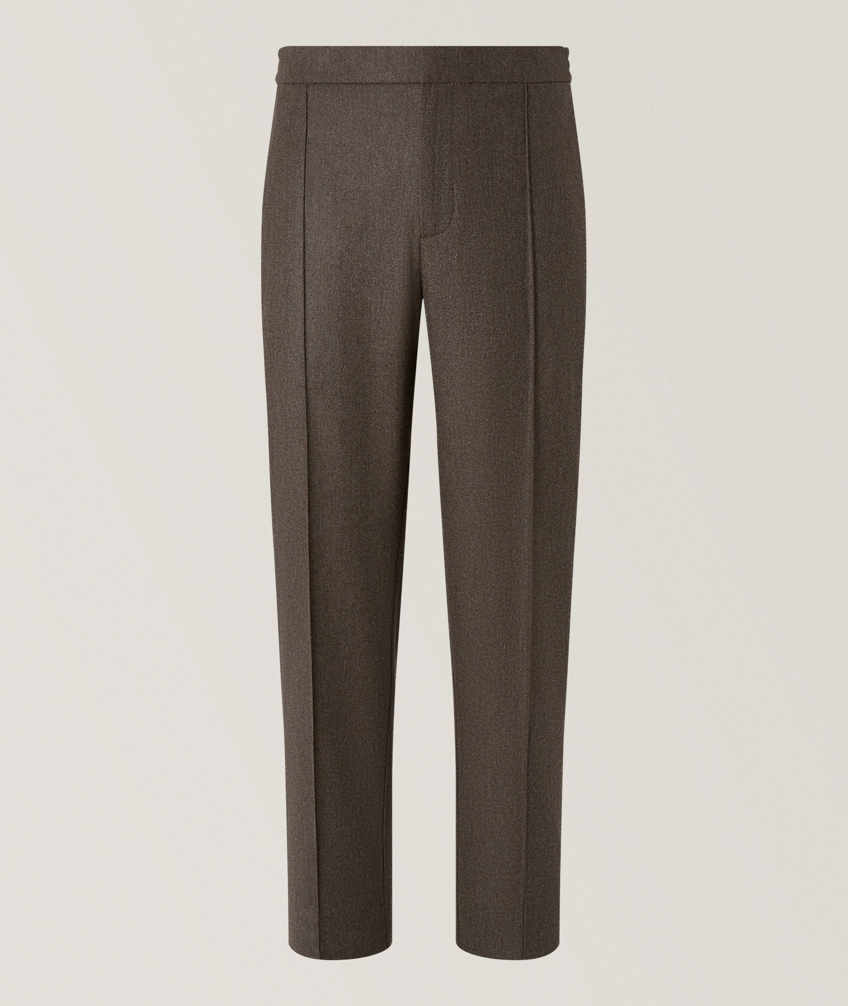 ZEGNA Wool, Silk & Cashmere Dress Pants