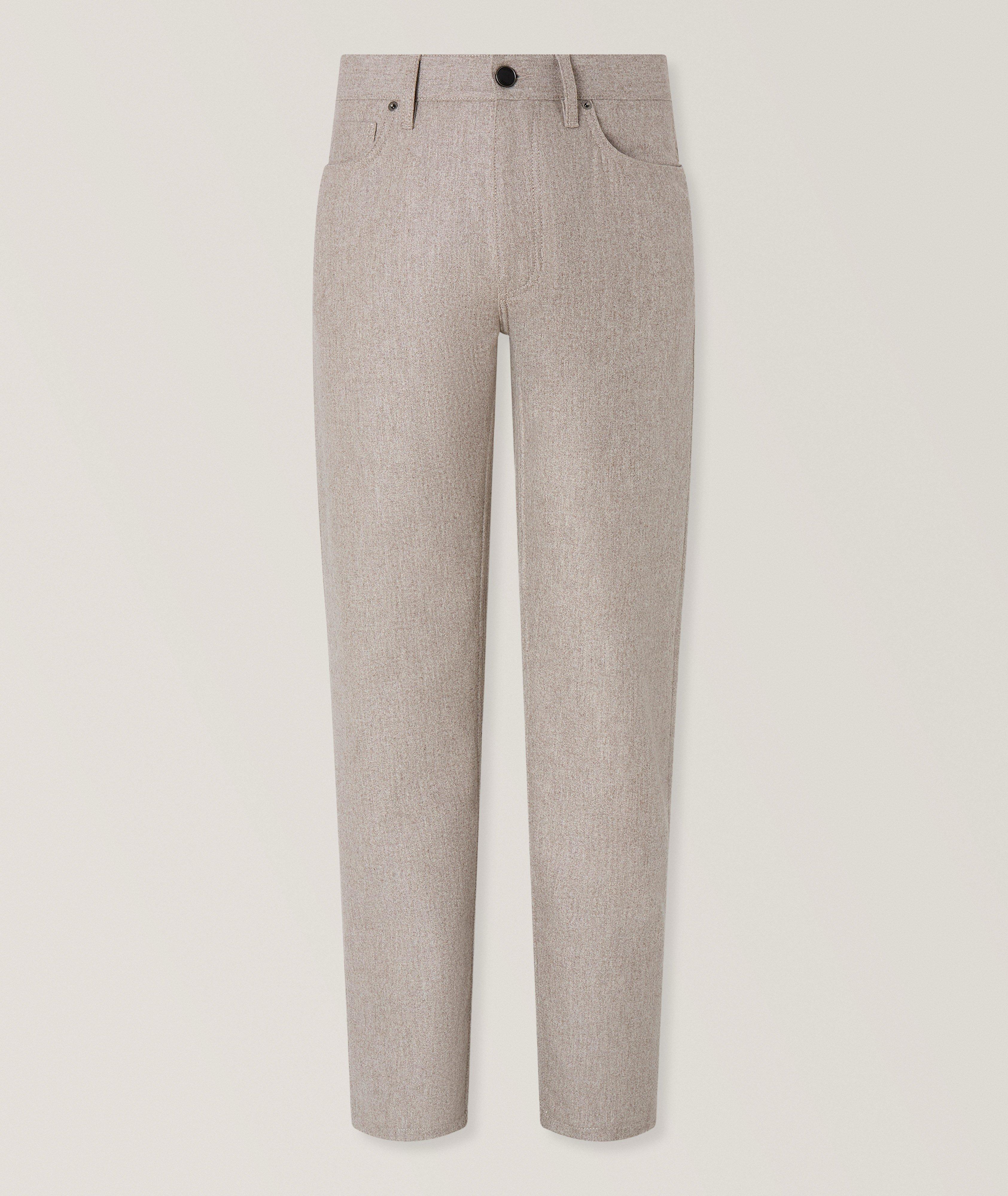 ZEGNA Wool-Cashmere Roccia Pants