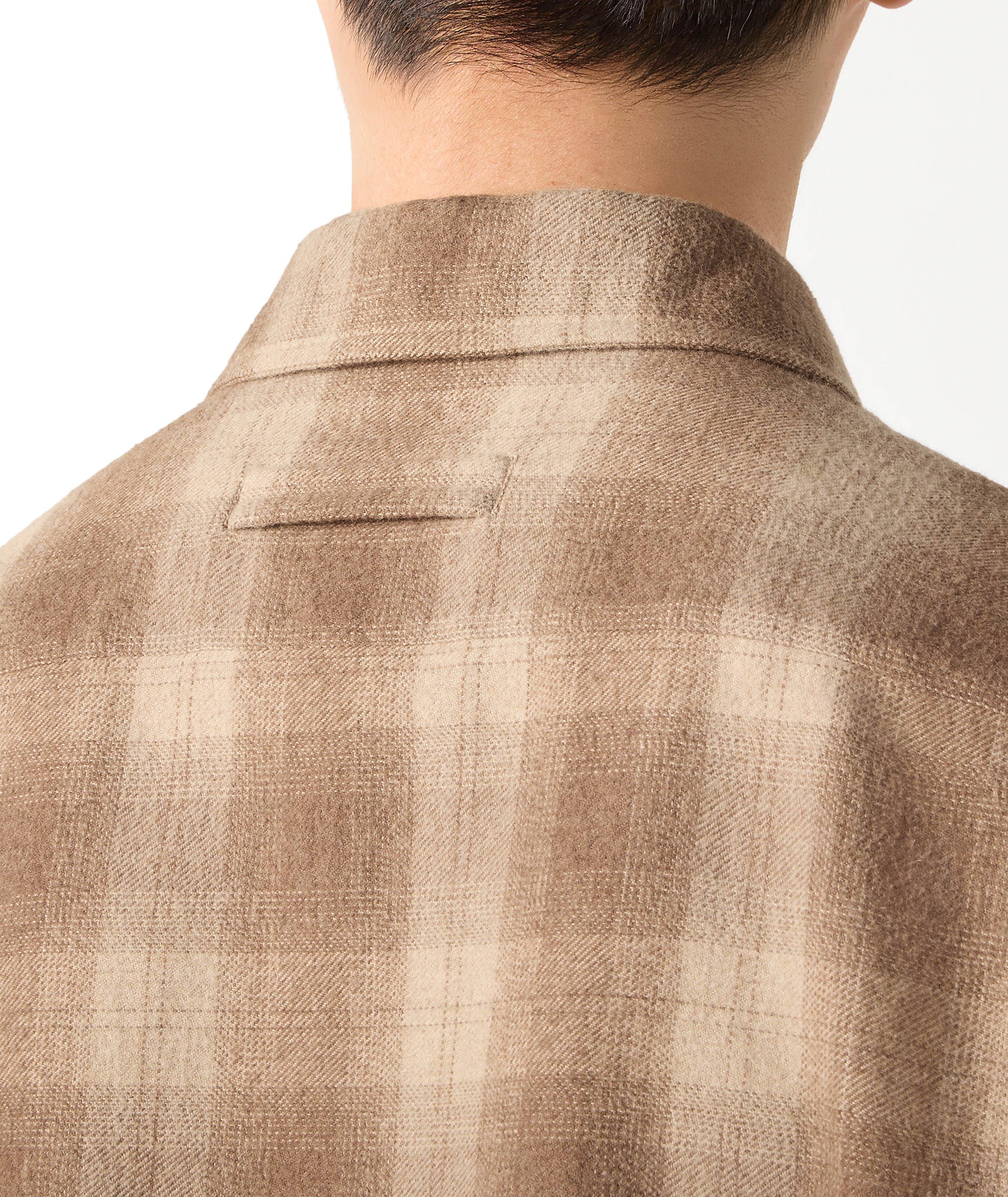Polo manches-longues Cashco madras image 7