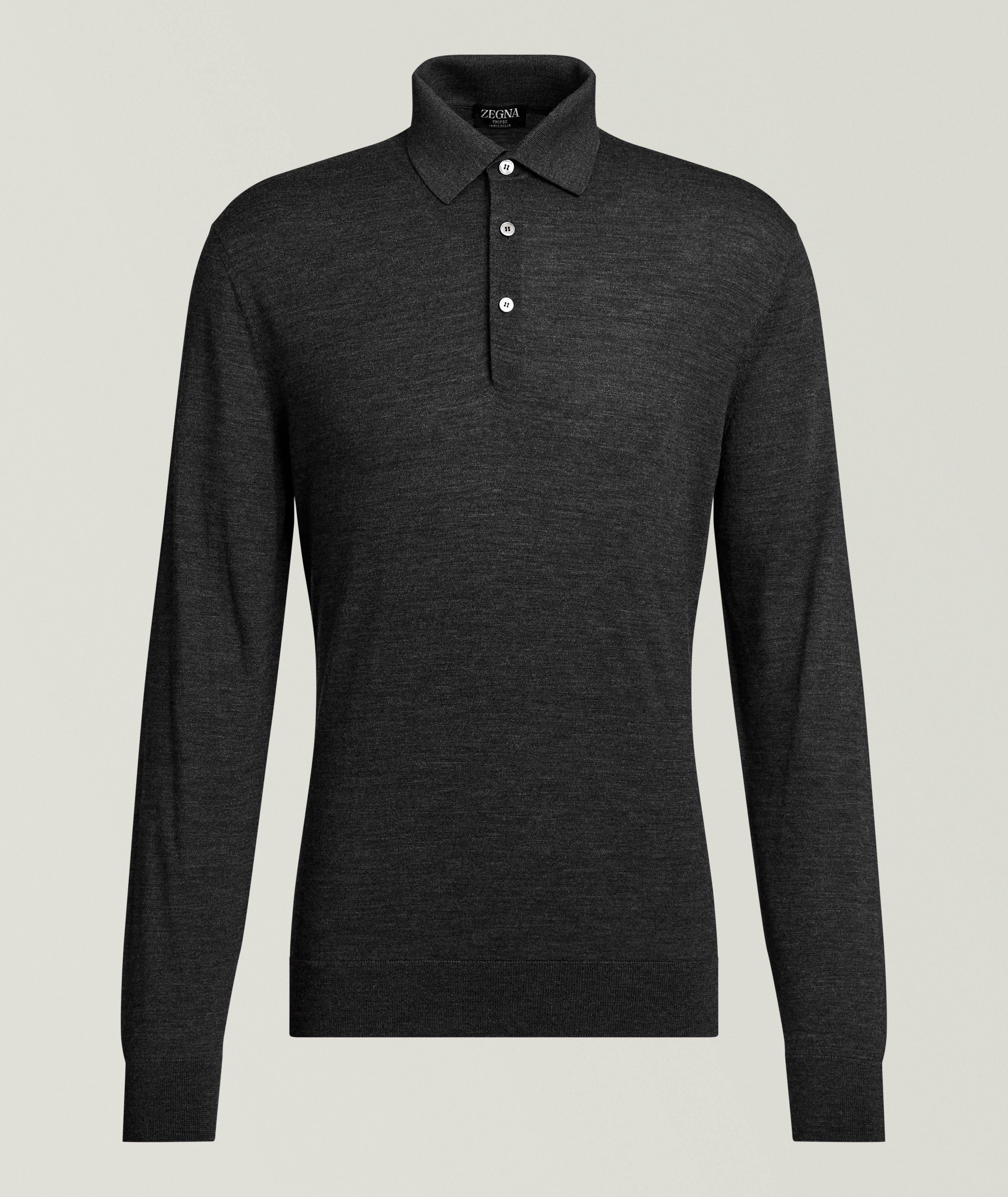 ZEGNA Trofeo 15milmil15 Wool Polo Shirt