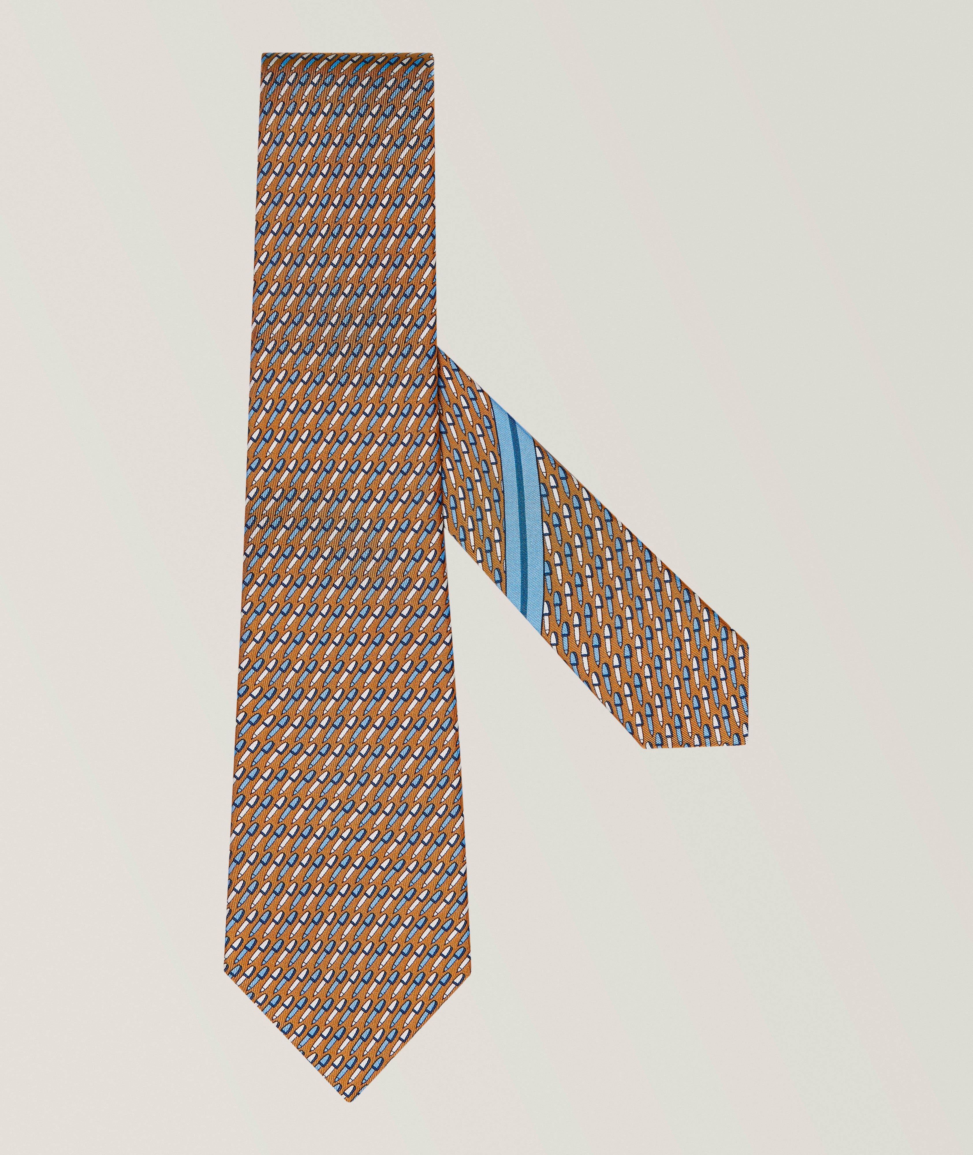 ZEGNA Founder's Pen Silk Tie