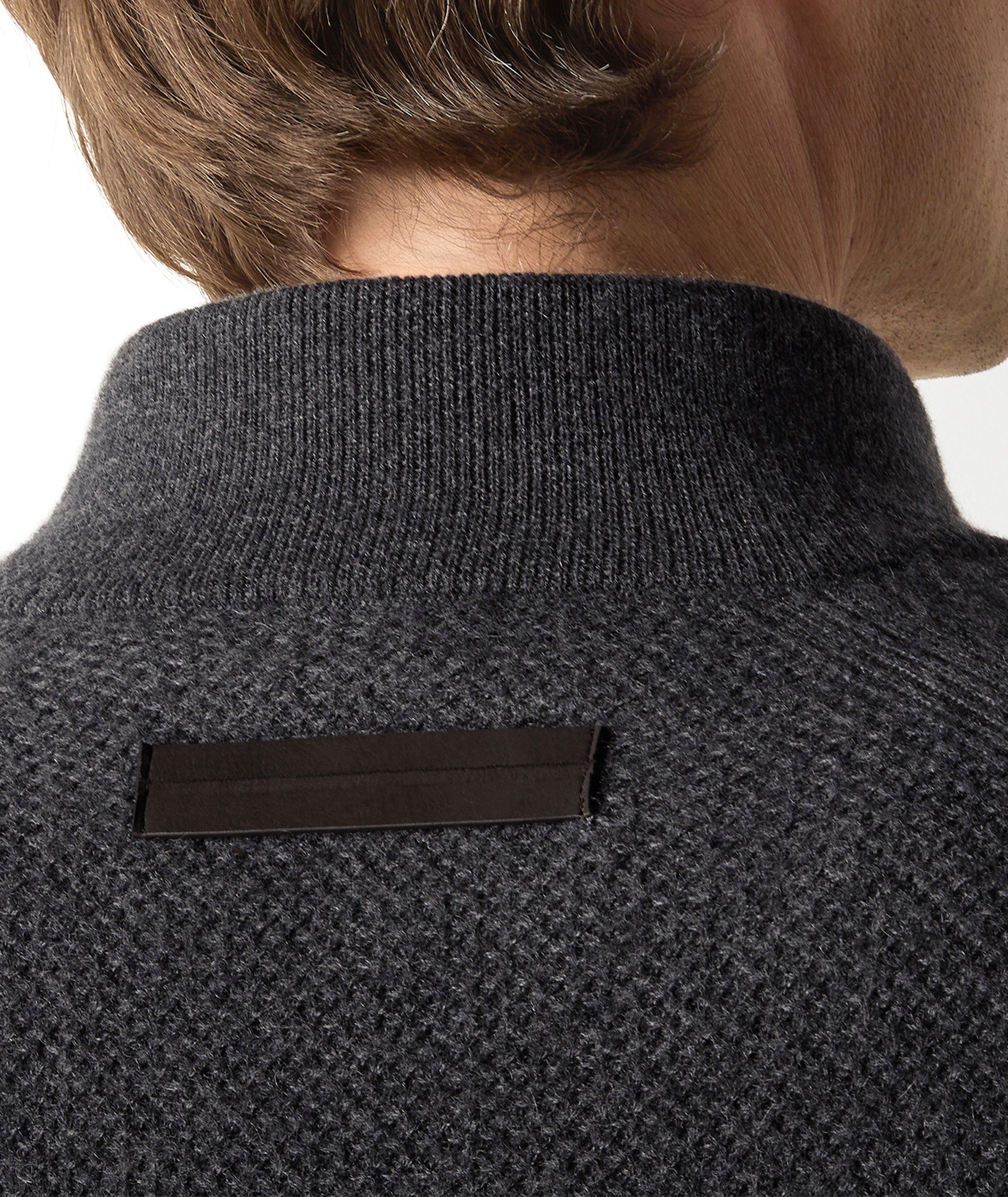 Pull col-montant cashseta mélange image 3