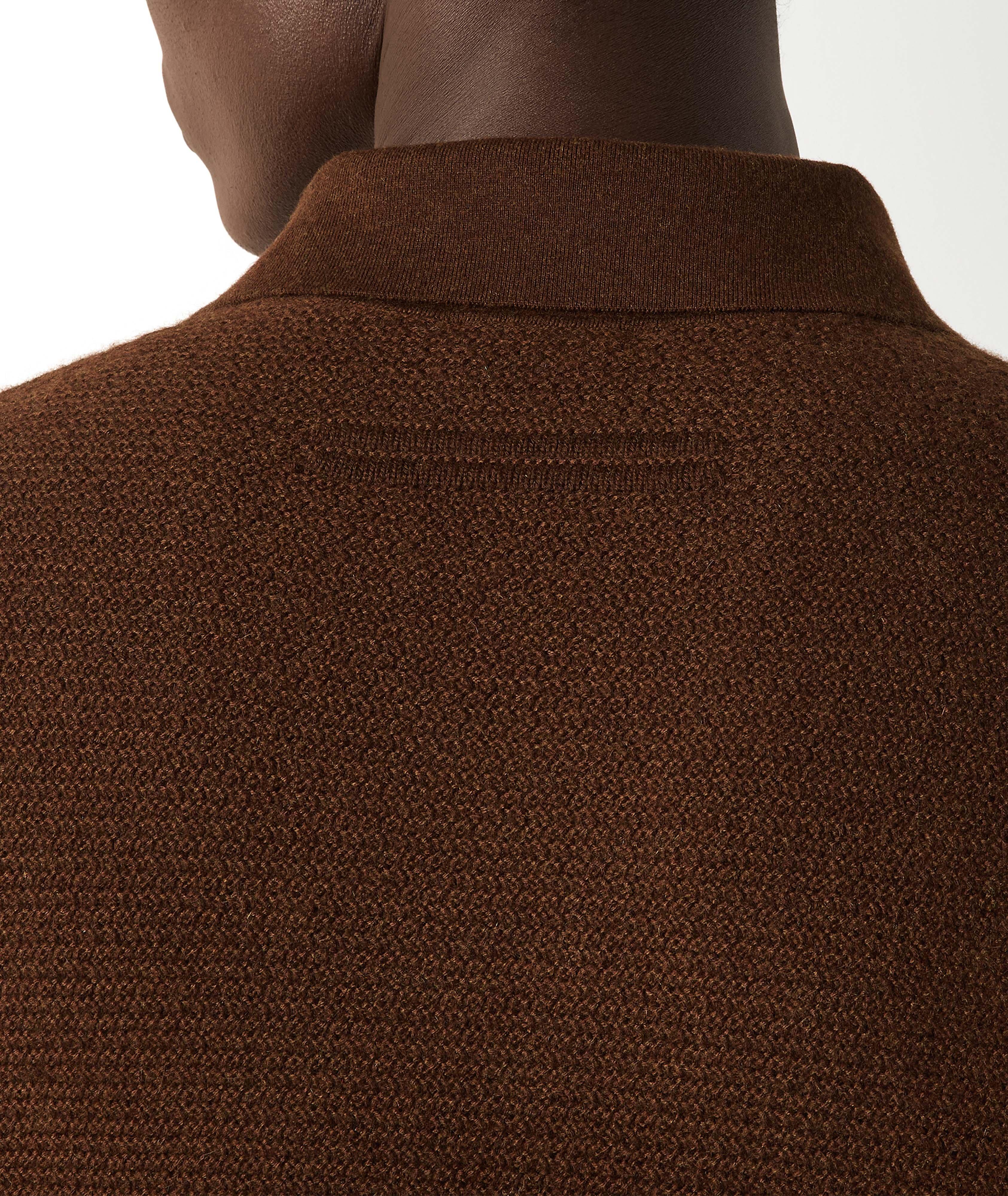 Pull polo cachemire Oasi mélange image 5