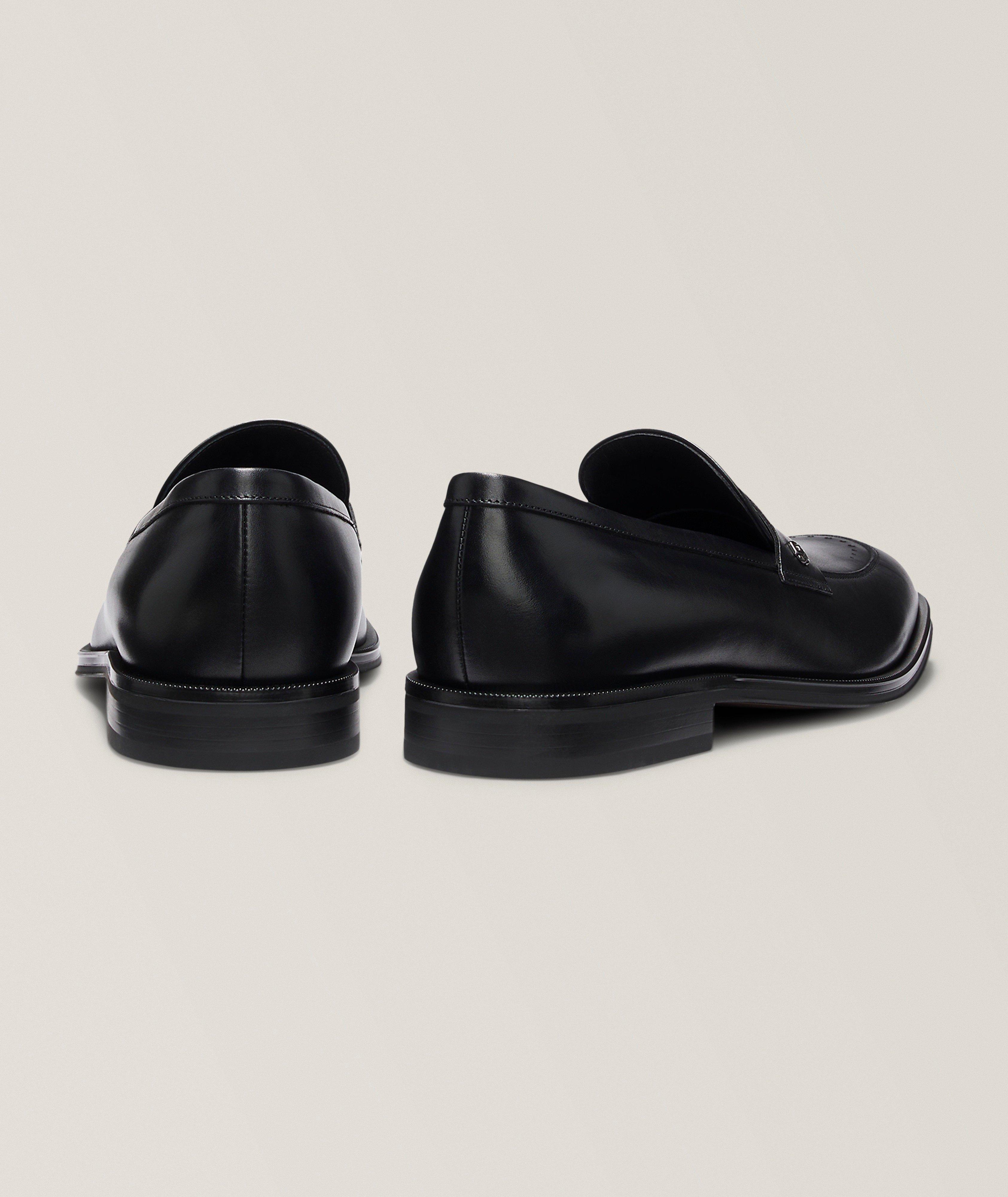 Derrek Double 'B' Monogram Leather Loafers  image 2