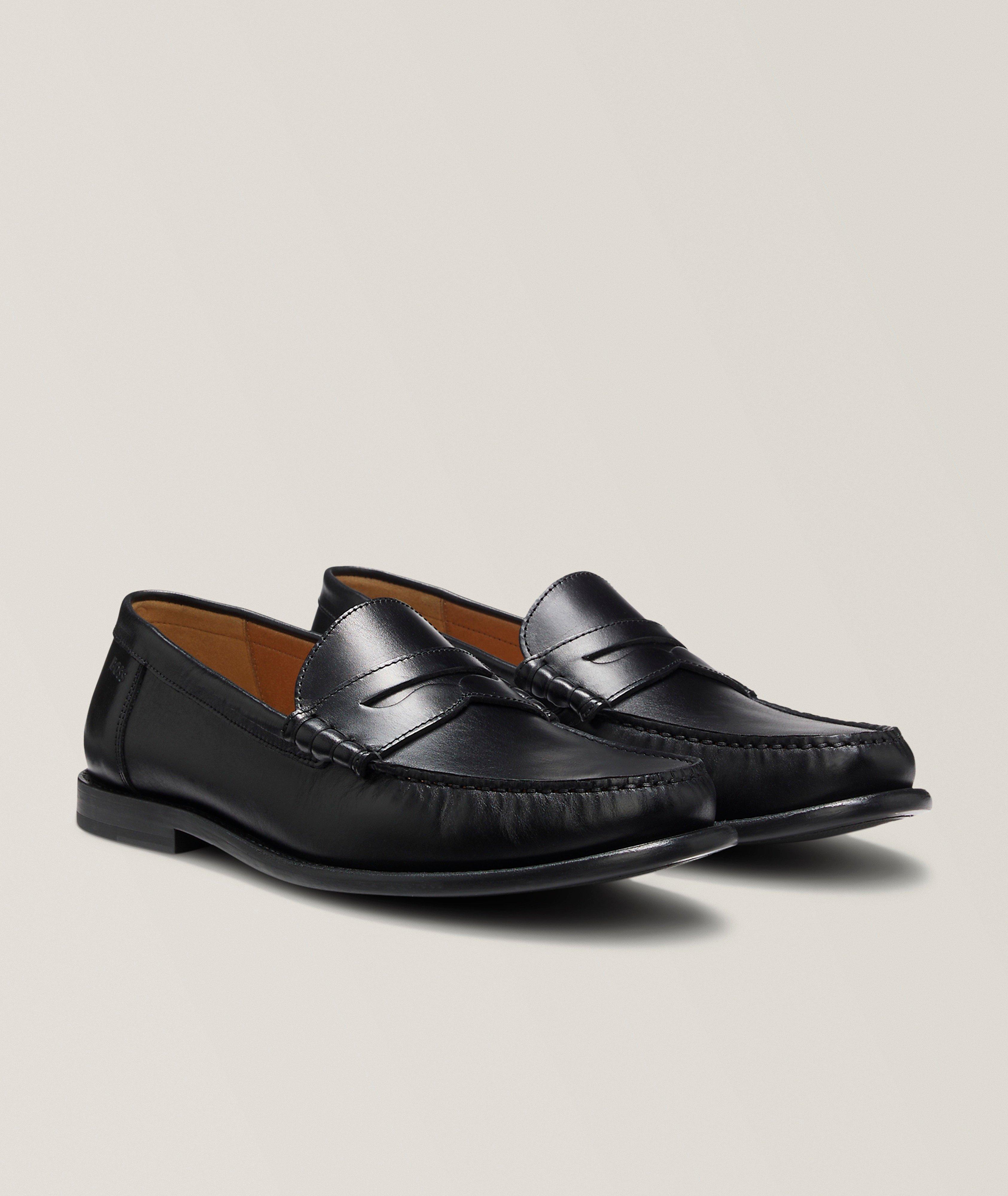 Tevan Leather Penny Loafers  image 2