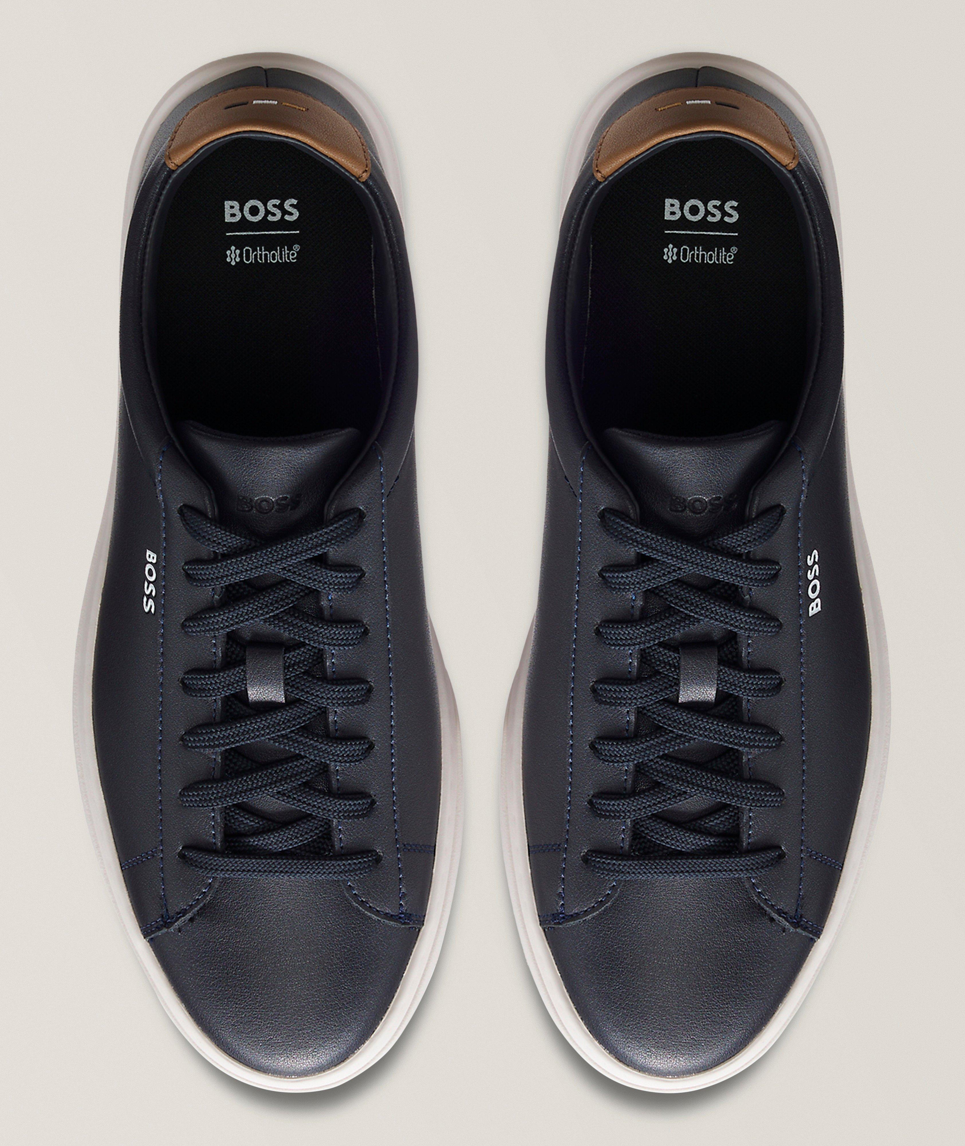 Kieran Leather Tennis Sneakers image 1