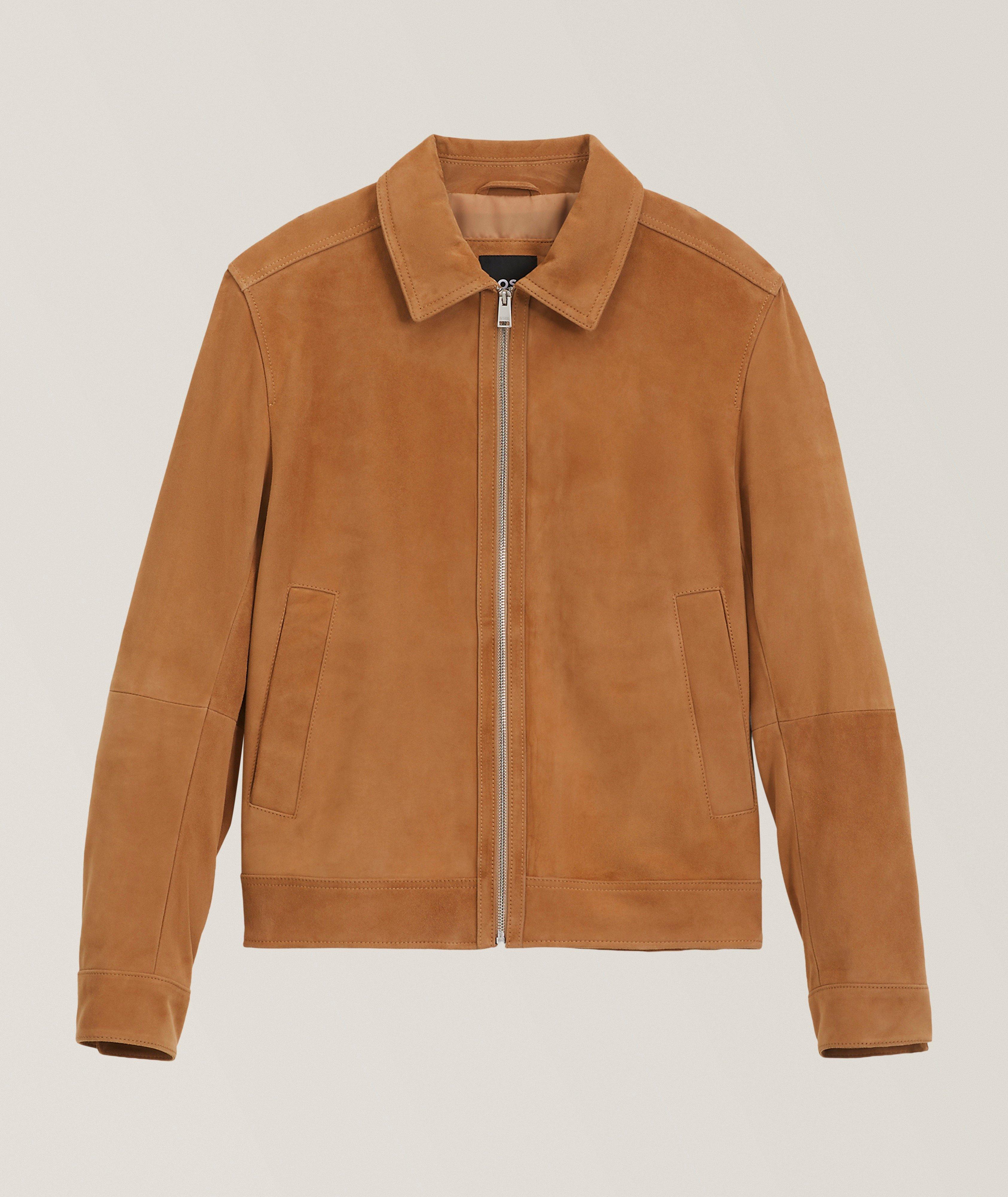 BOSS Veste suède Malbano