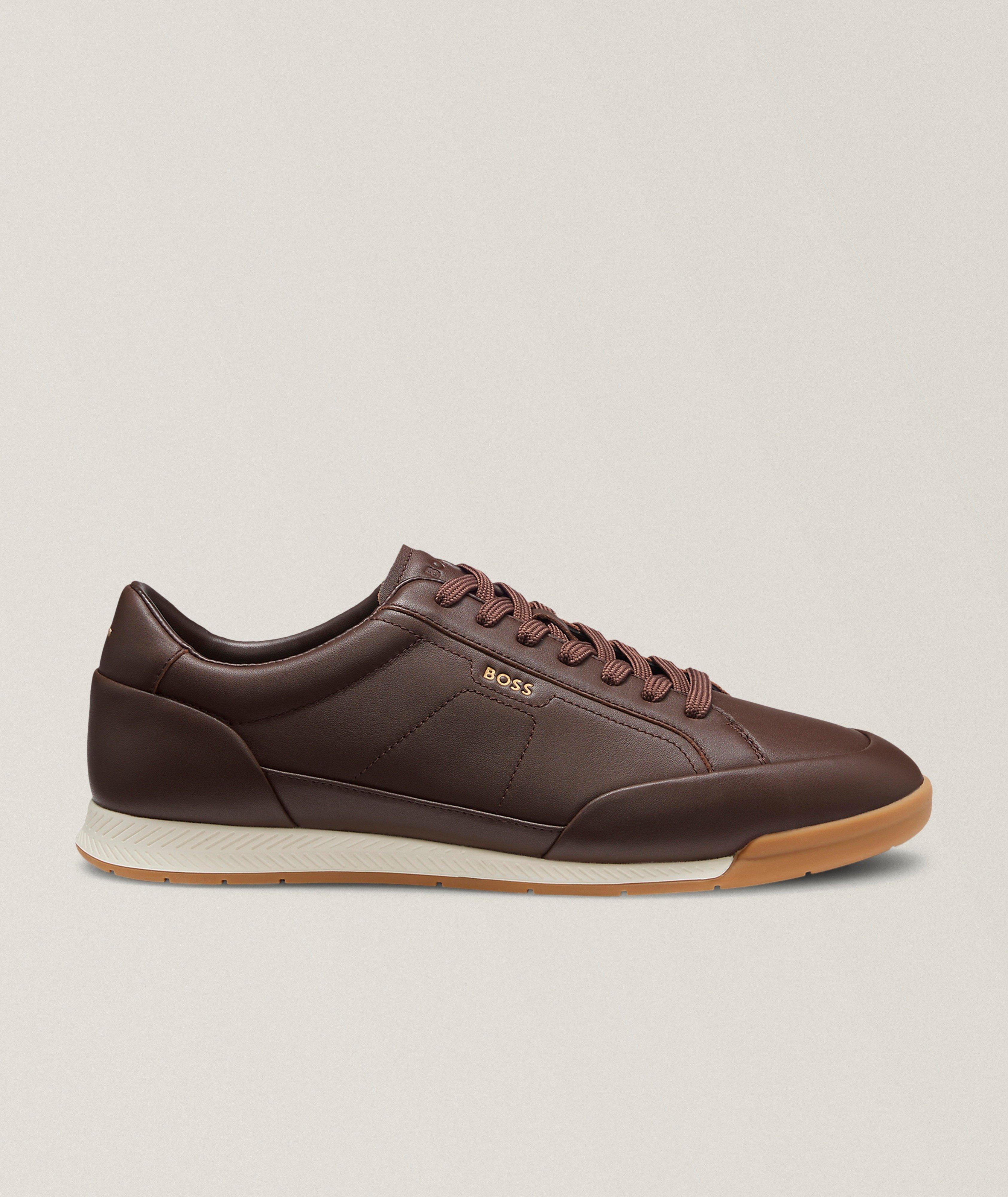 BOSS Chaussures sport en cuir Nitan