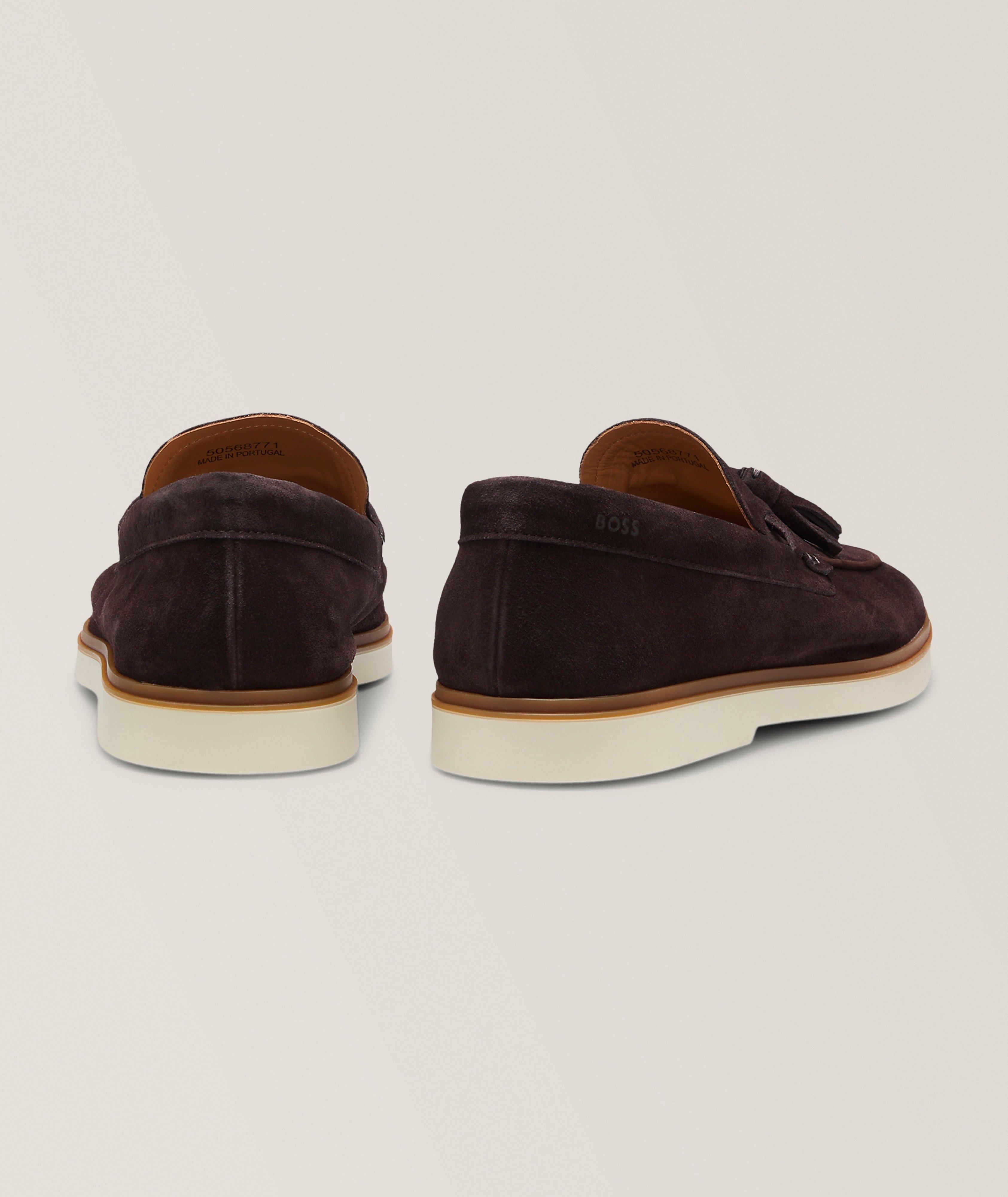 Hedley Tassel Trim Suede Loafers  image 3