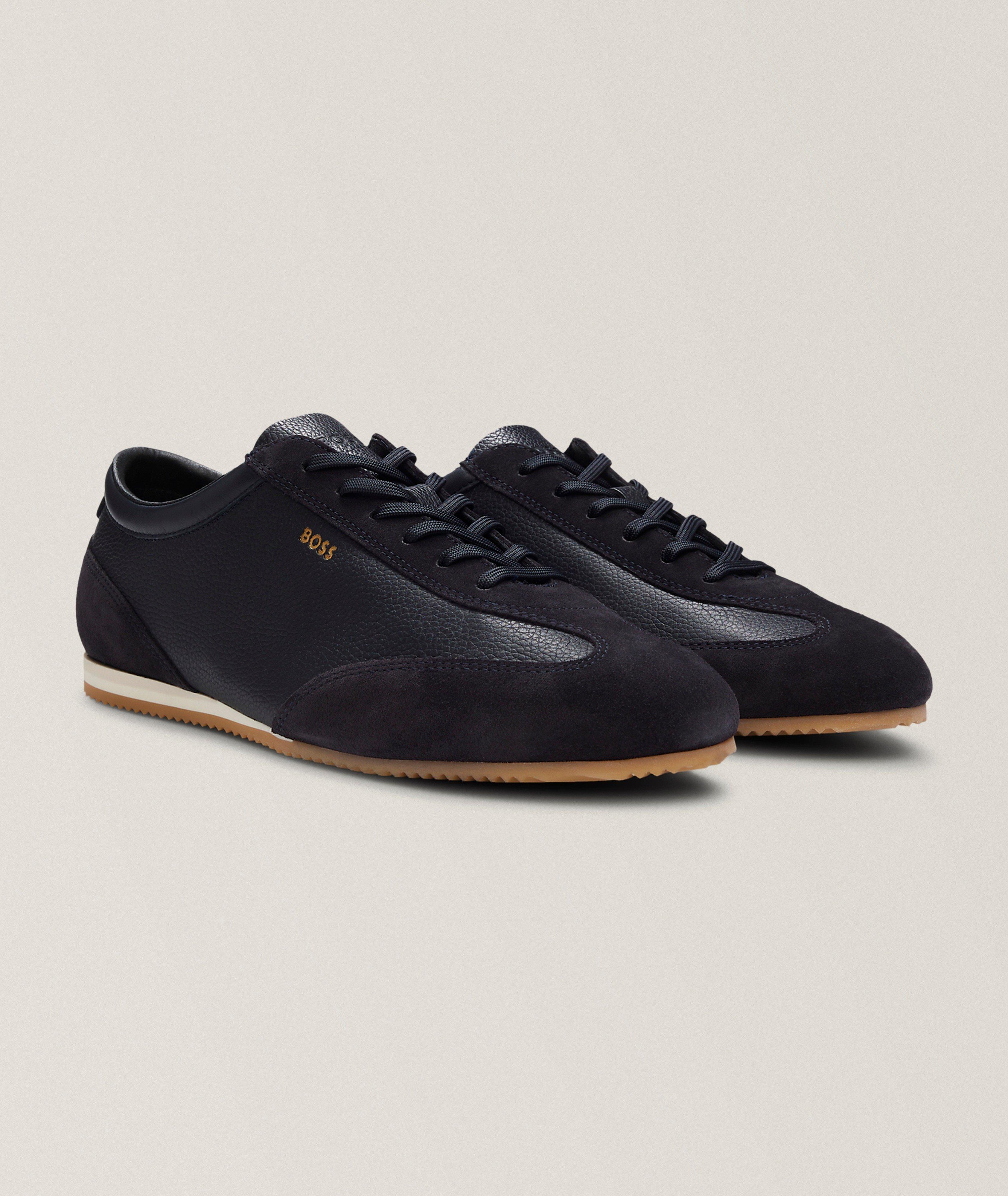 Lineor Suede-Trim & Leather Sneakers  image 2