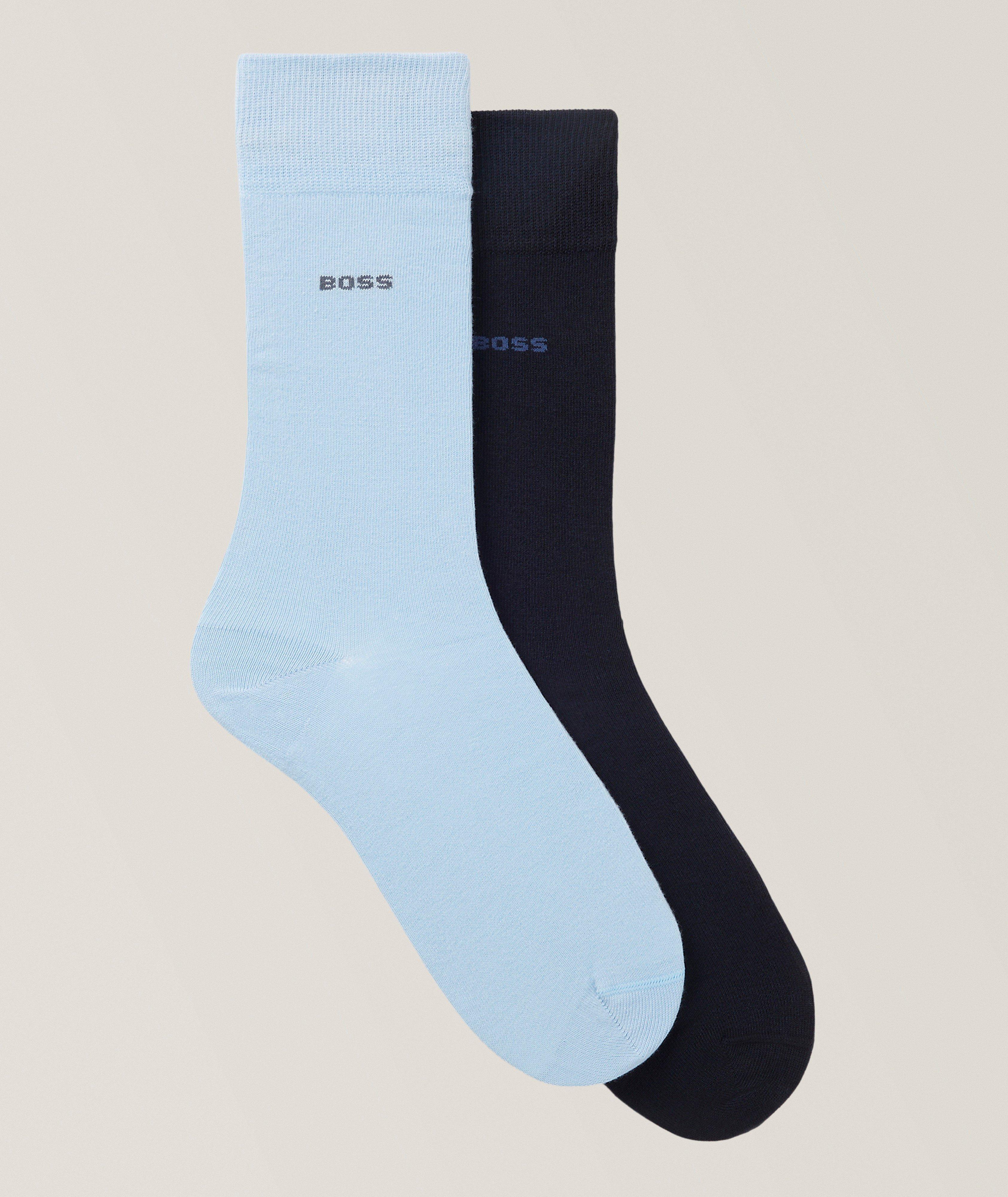 BOSS 2-Pack Soft Compact Dress Socks