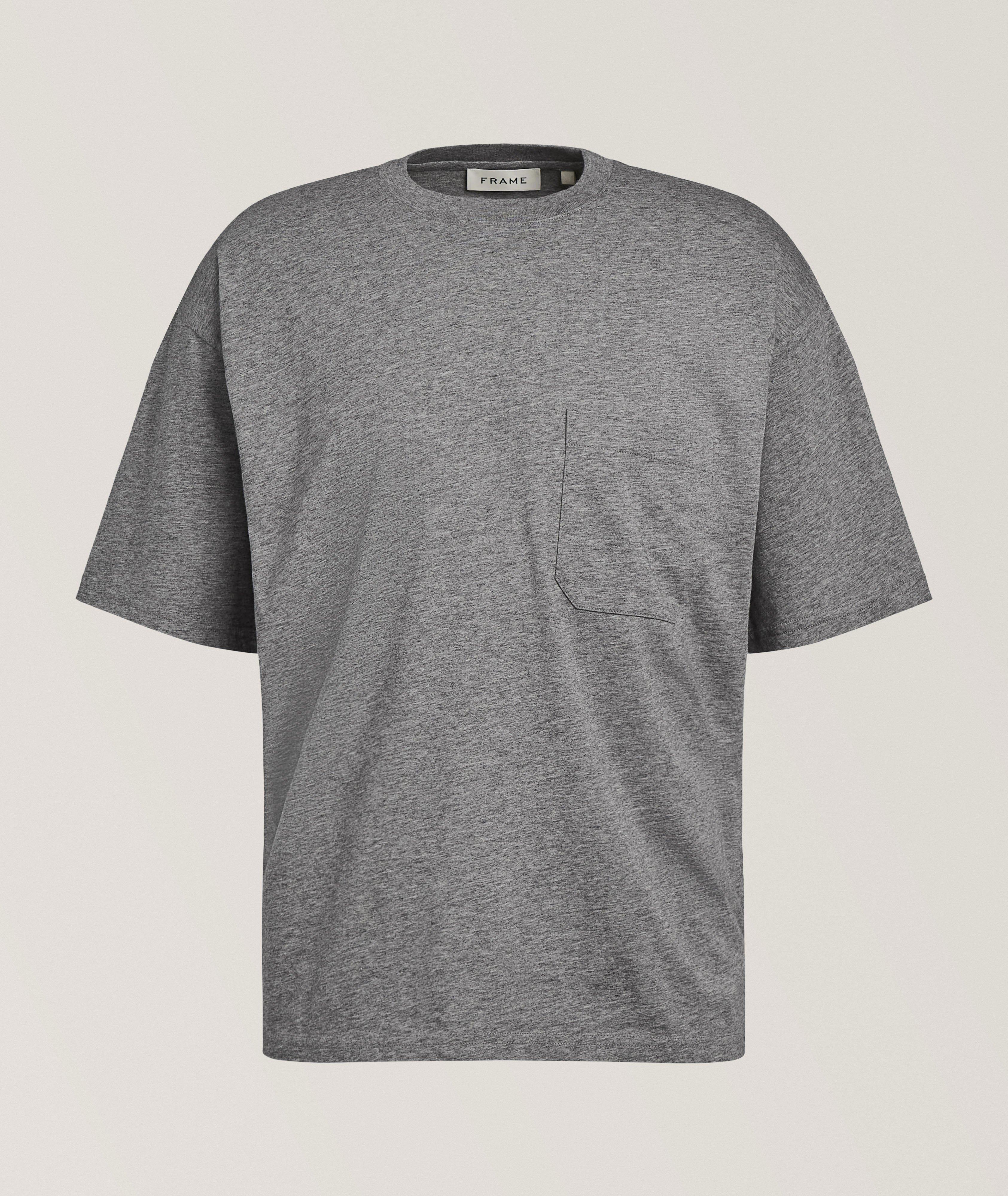 Frame T-shirt poche coton pima décontracté