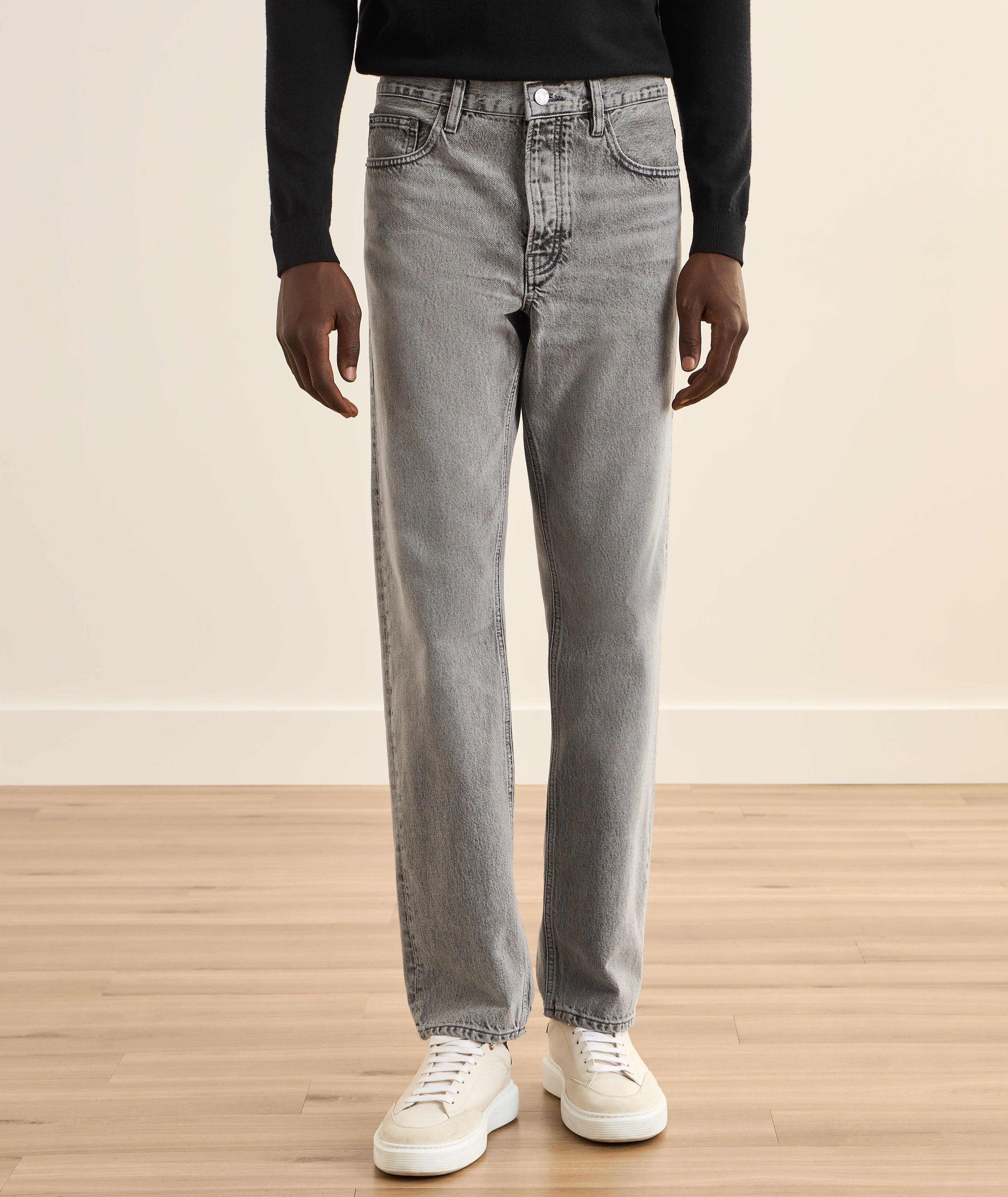 The Straight Cotton Button-Fly Jeans image 2
