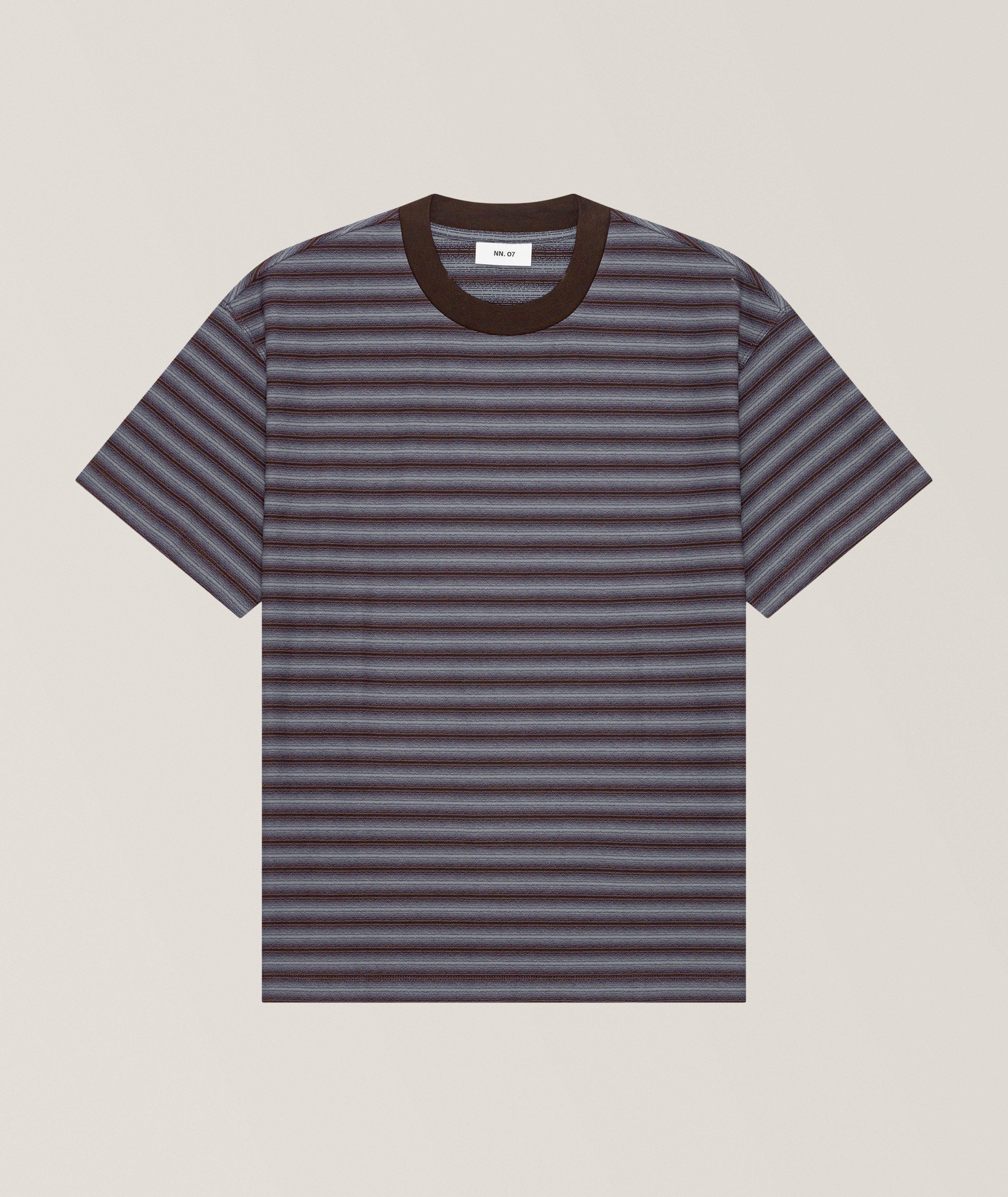 NN07 T-shirt coton biologique rayé Lionel