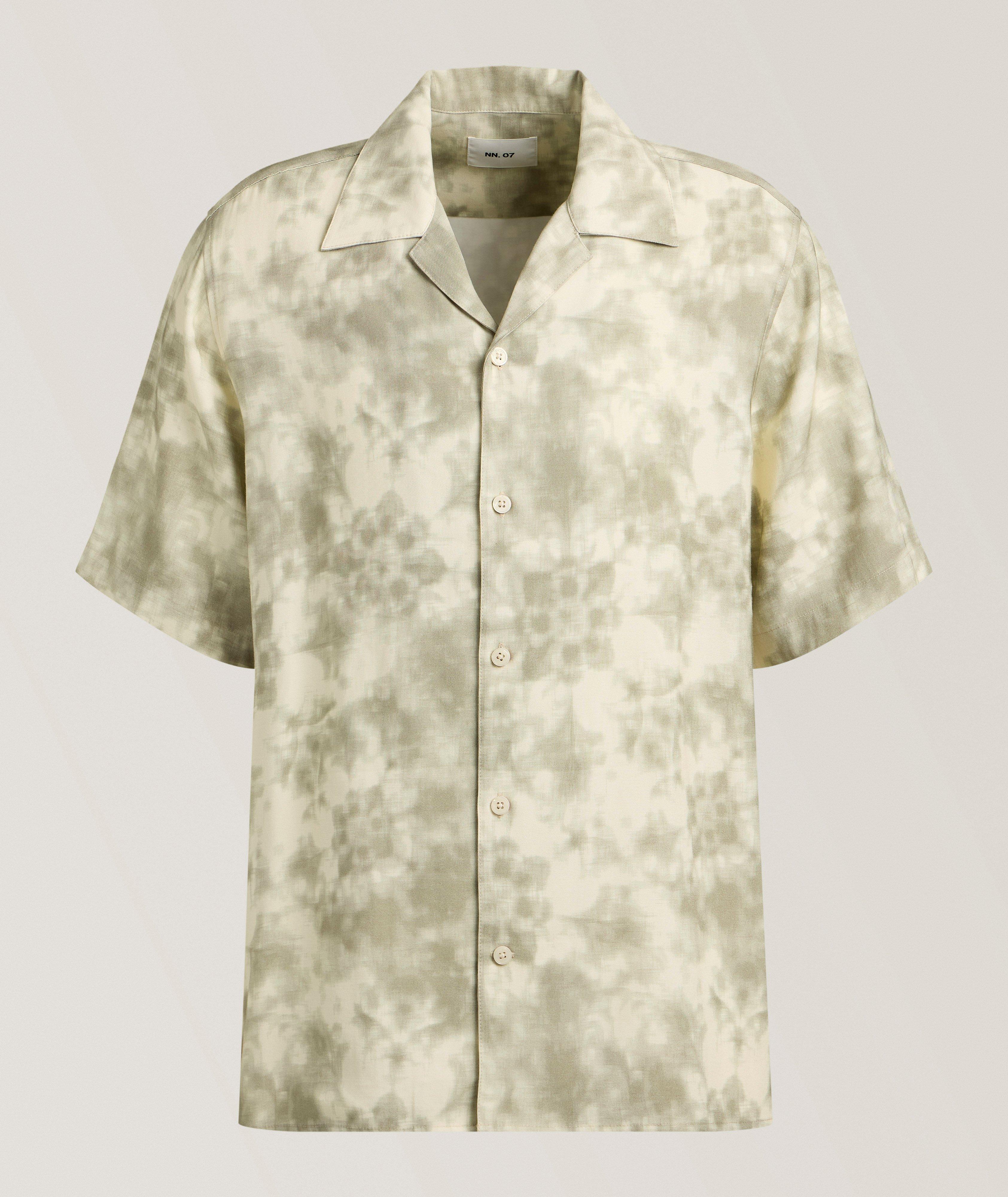 NN07 Julio Floral Viscose-Blend Camp Shirt