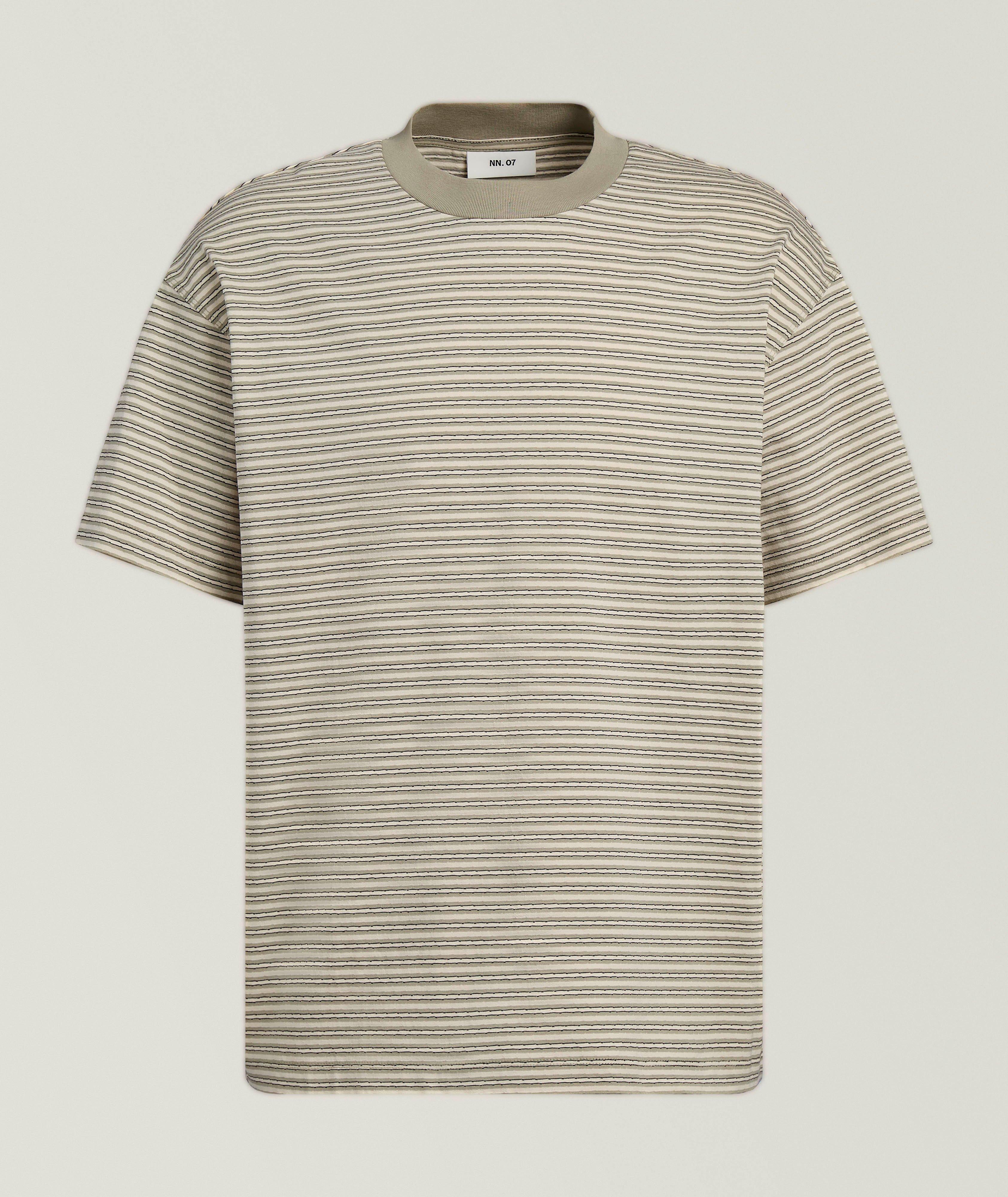 NN07 Lionel Striped Organic Cotton T-Shirt