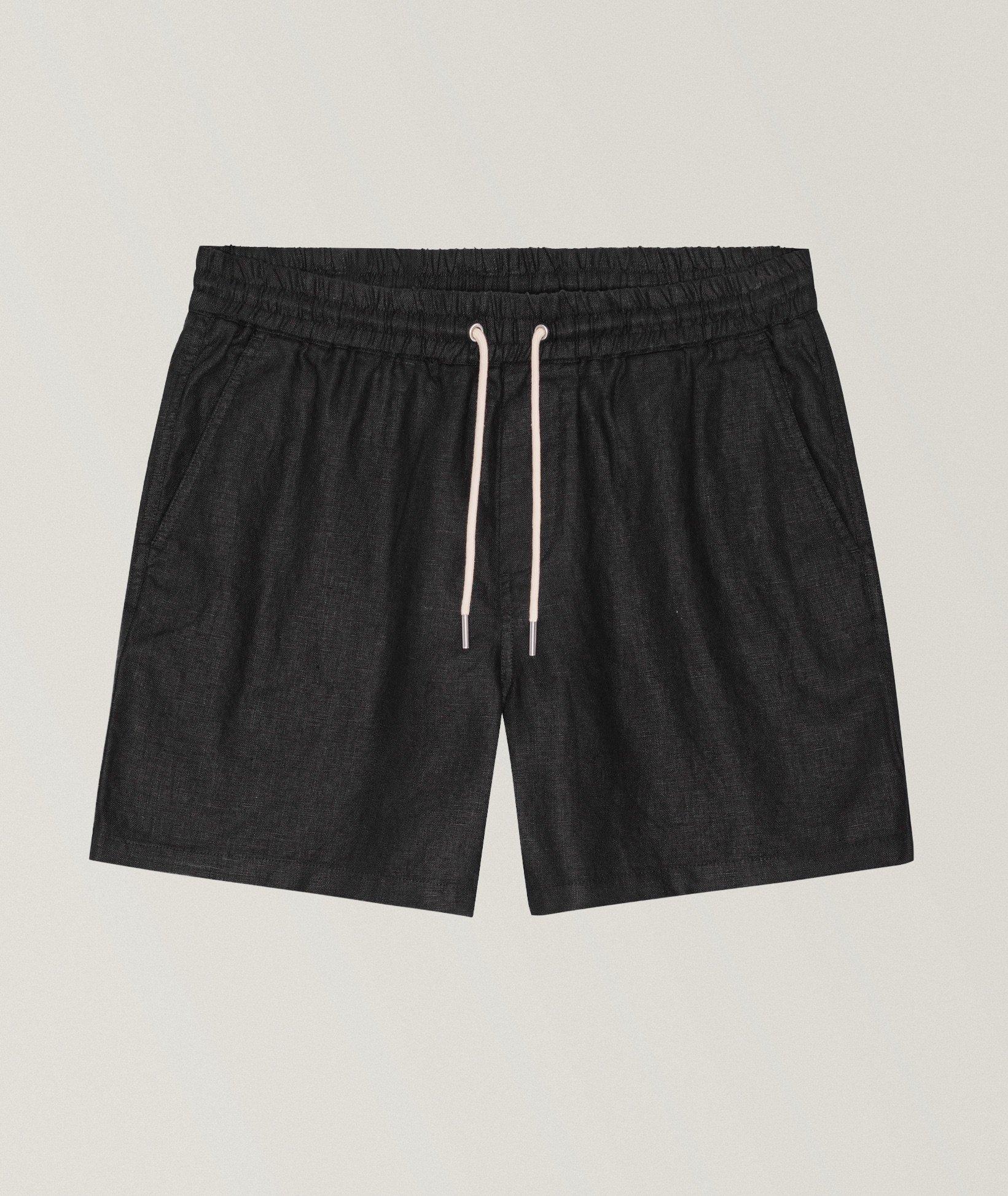 NN07 Gregor Linen Drawstring Shorts