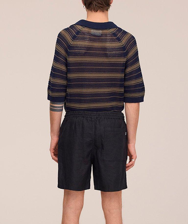 Gregor Linen Drawstring Shorts image 3