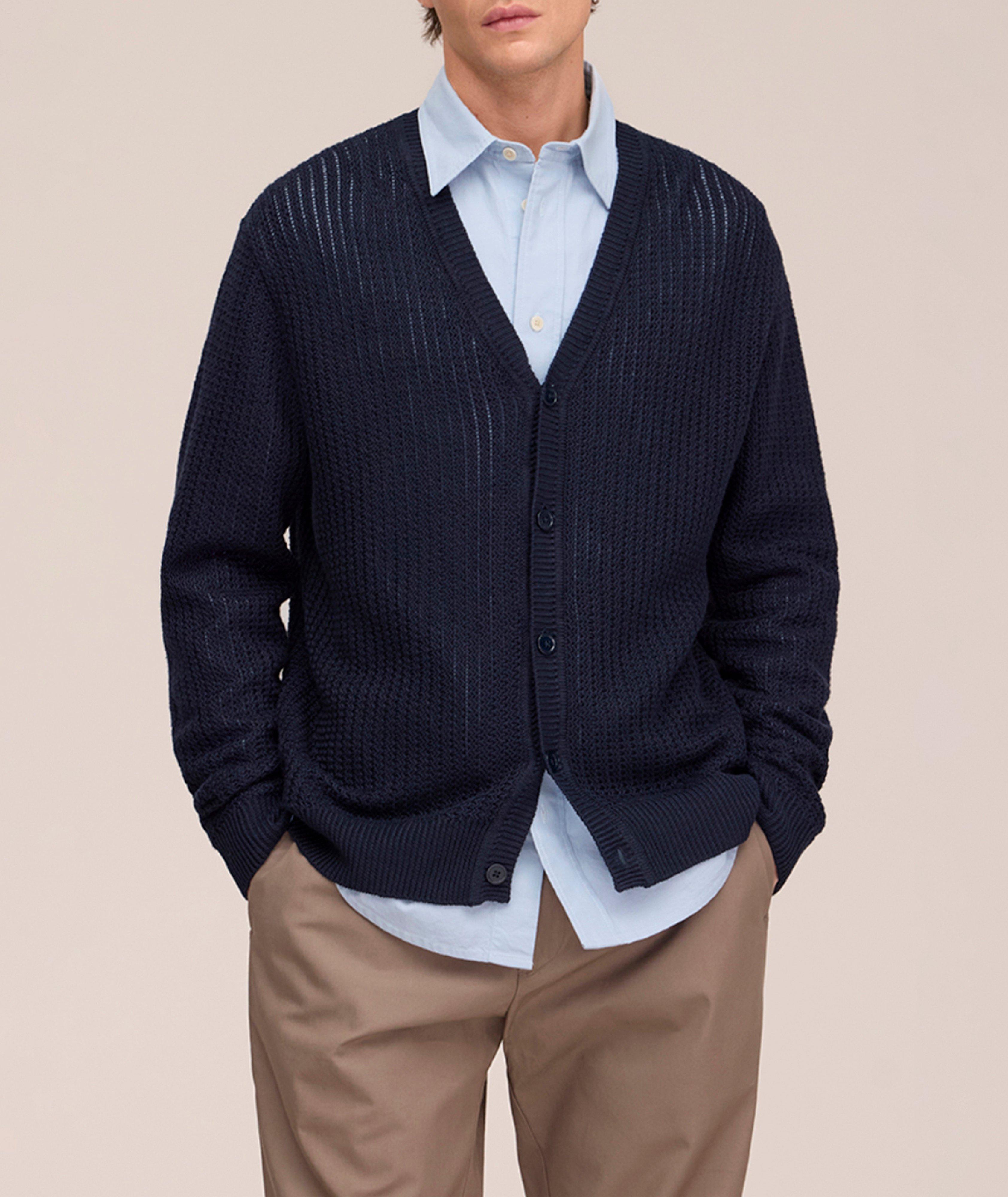 Cardigan tricot texturé Tim image 1