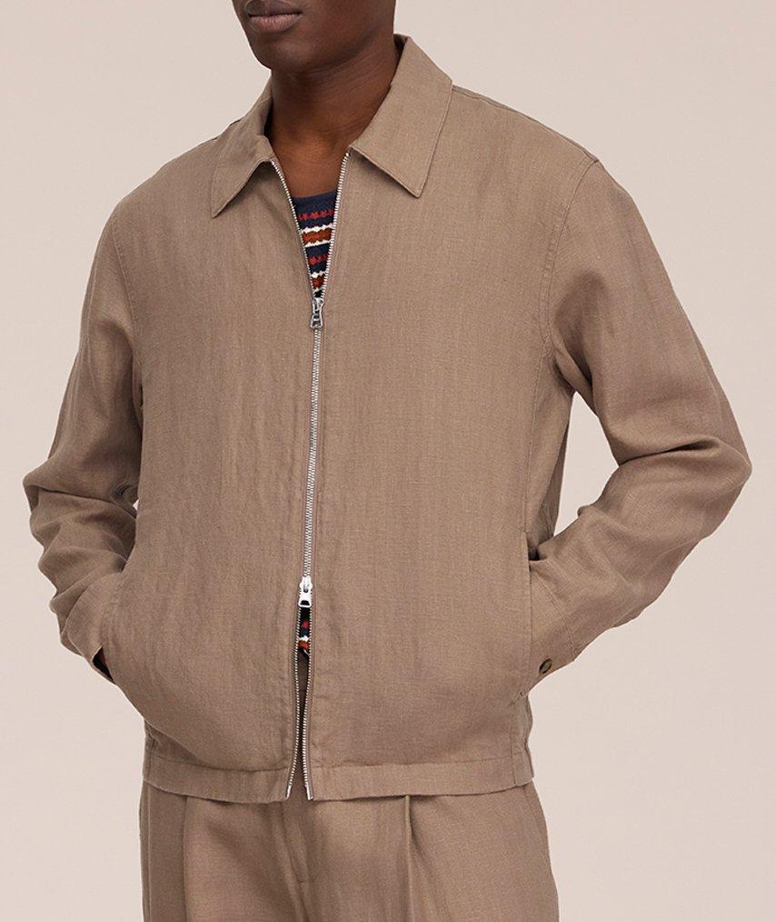 Veste hybride lin Clay image 2