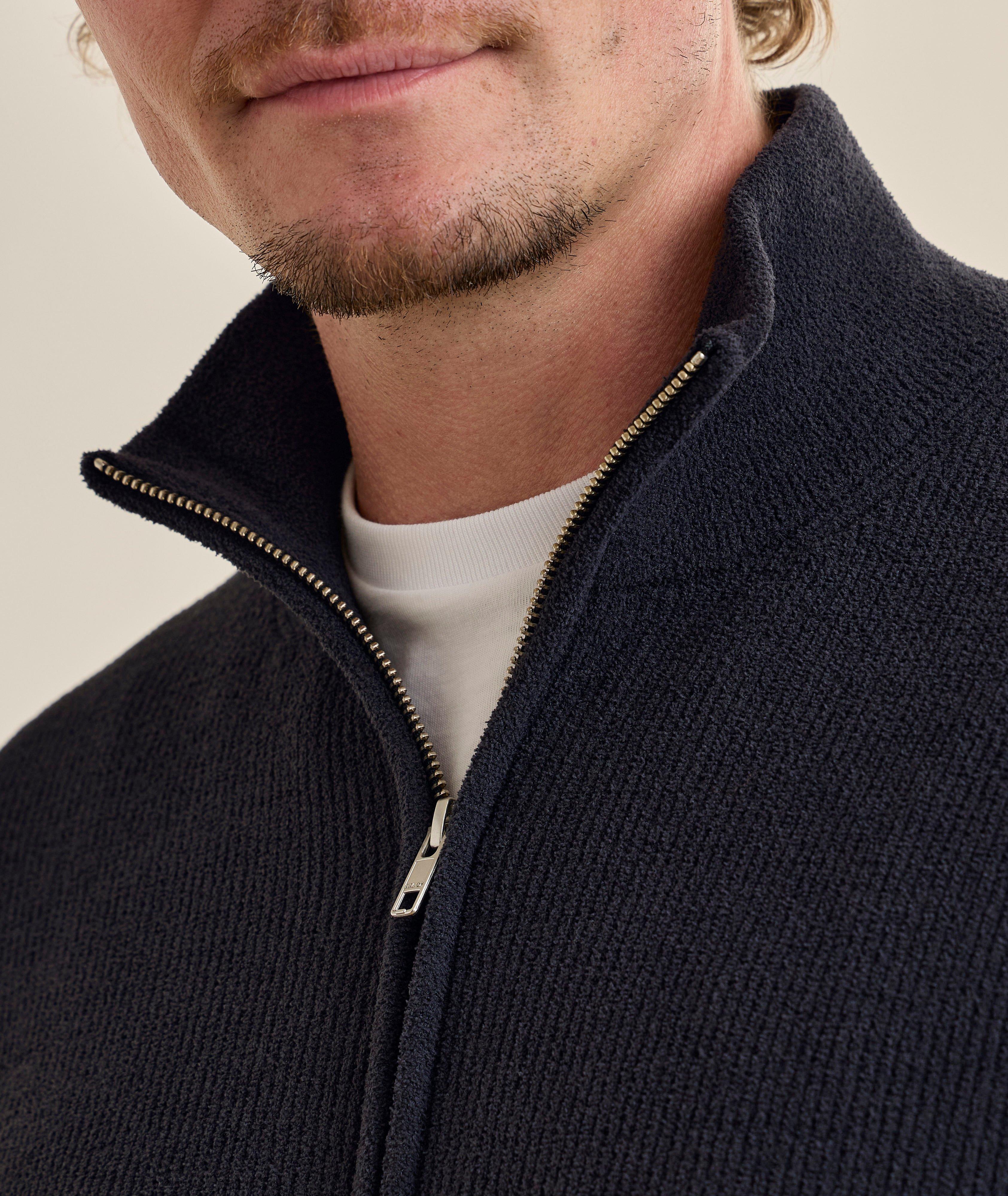 Danny Chenille Quarter-Zip Sweater image 3