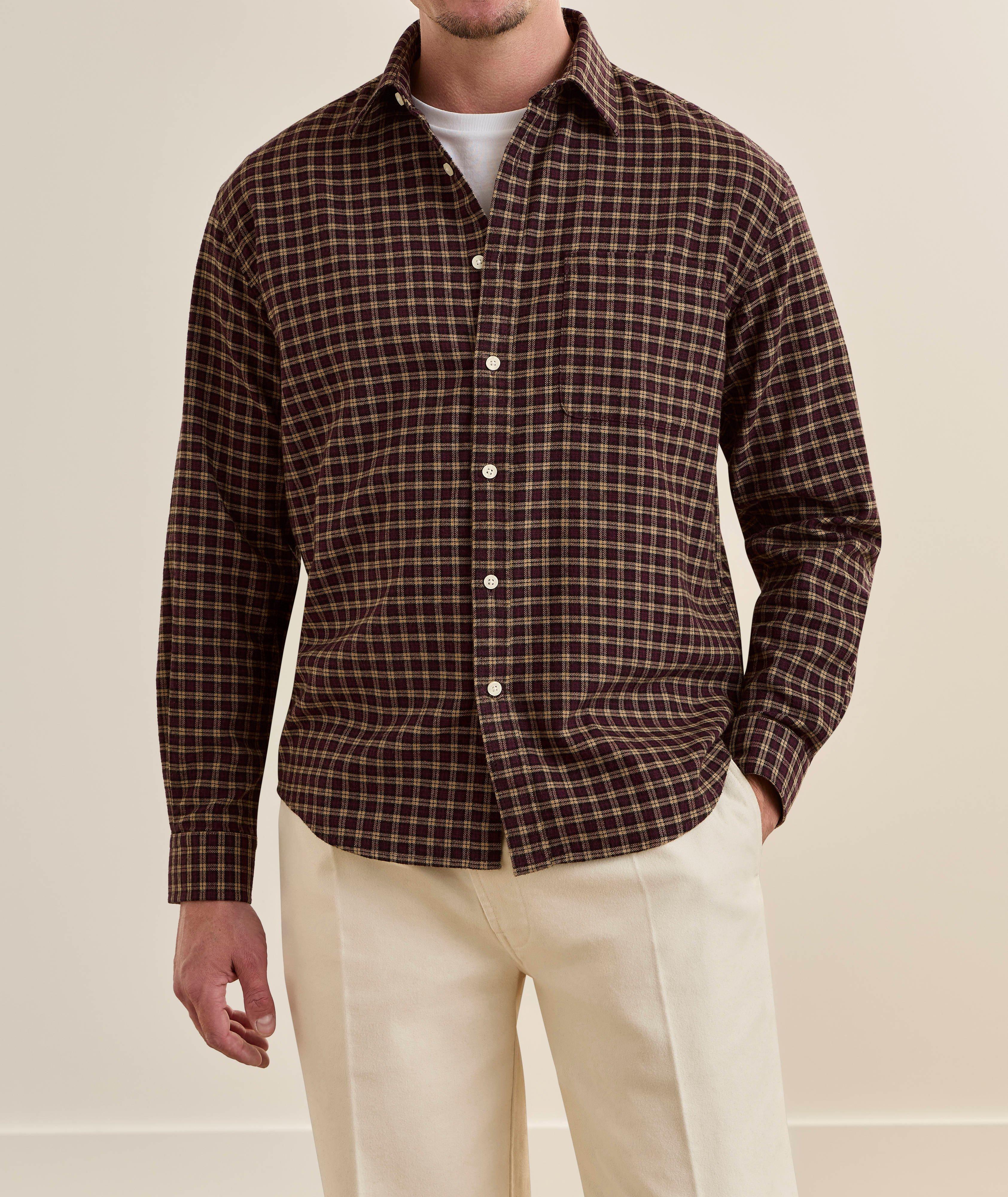 Chemise flanelle coton biologique quadrillé Deon image 1