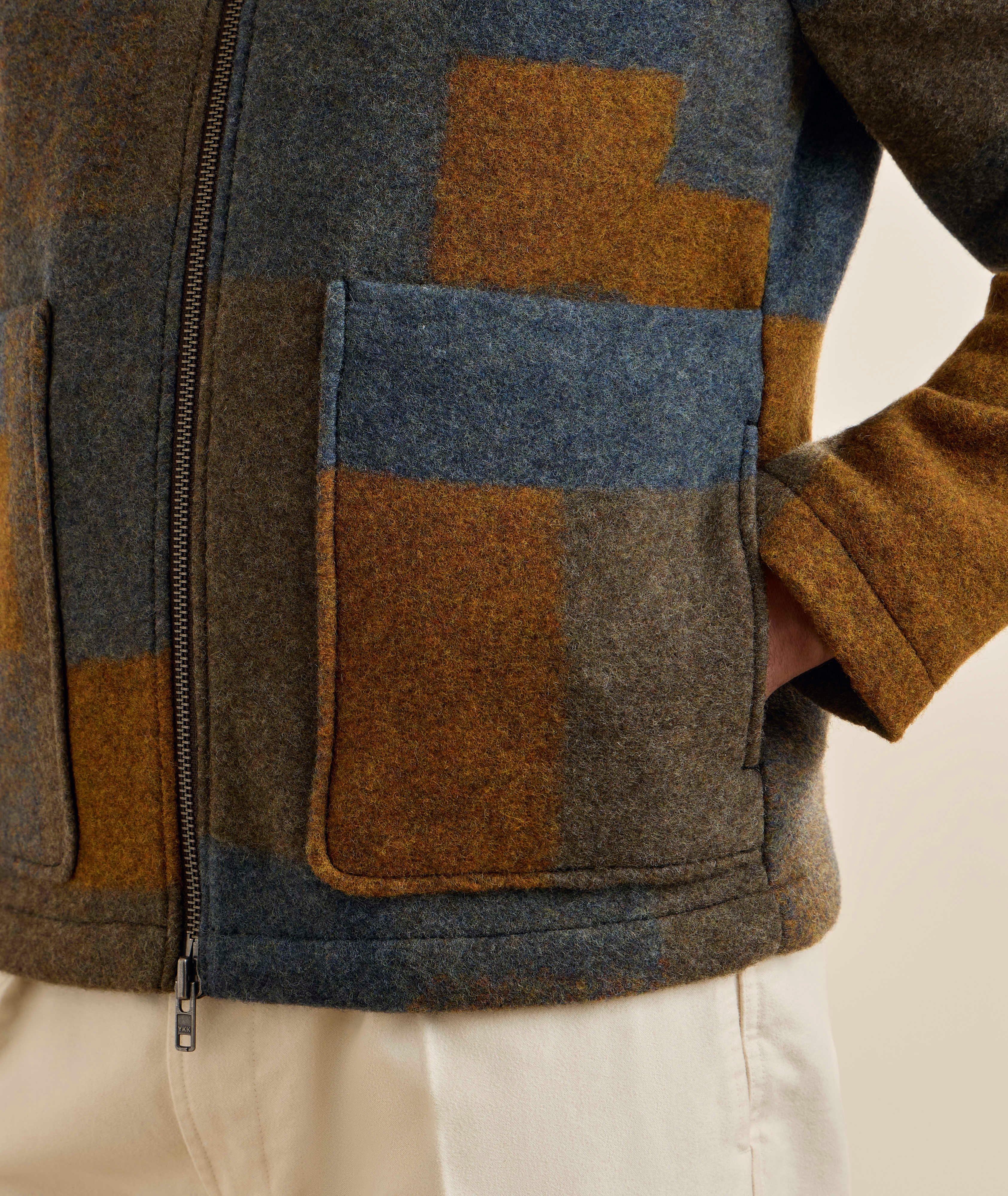 Veste laine-mélange brossée Gael image 3