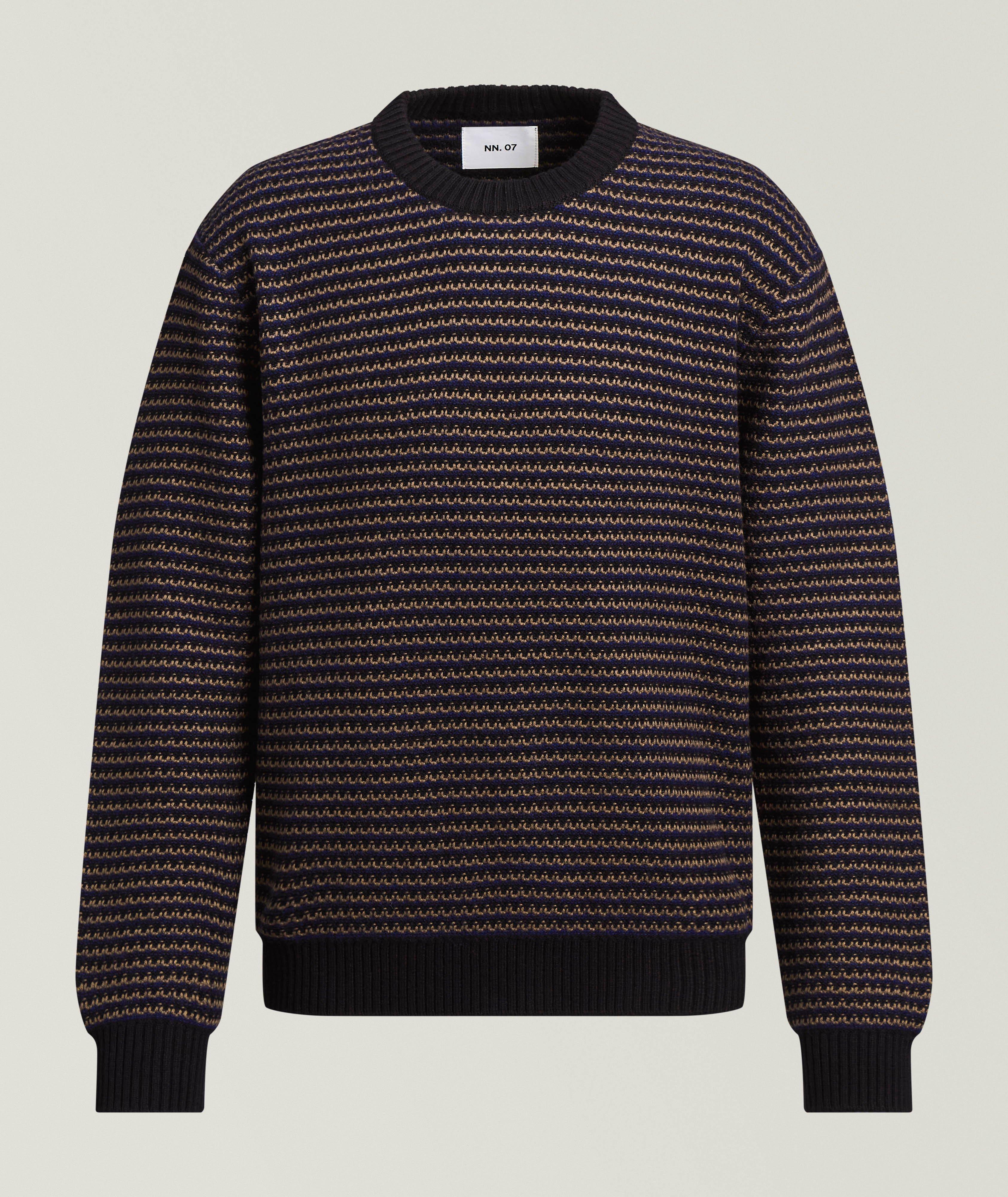 NN07 Russel Striped Organic Cotton-Wool Sweater