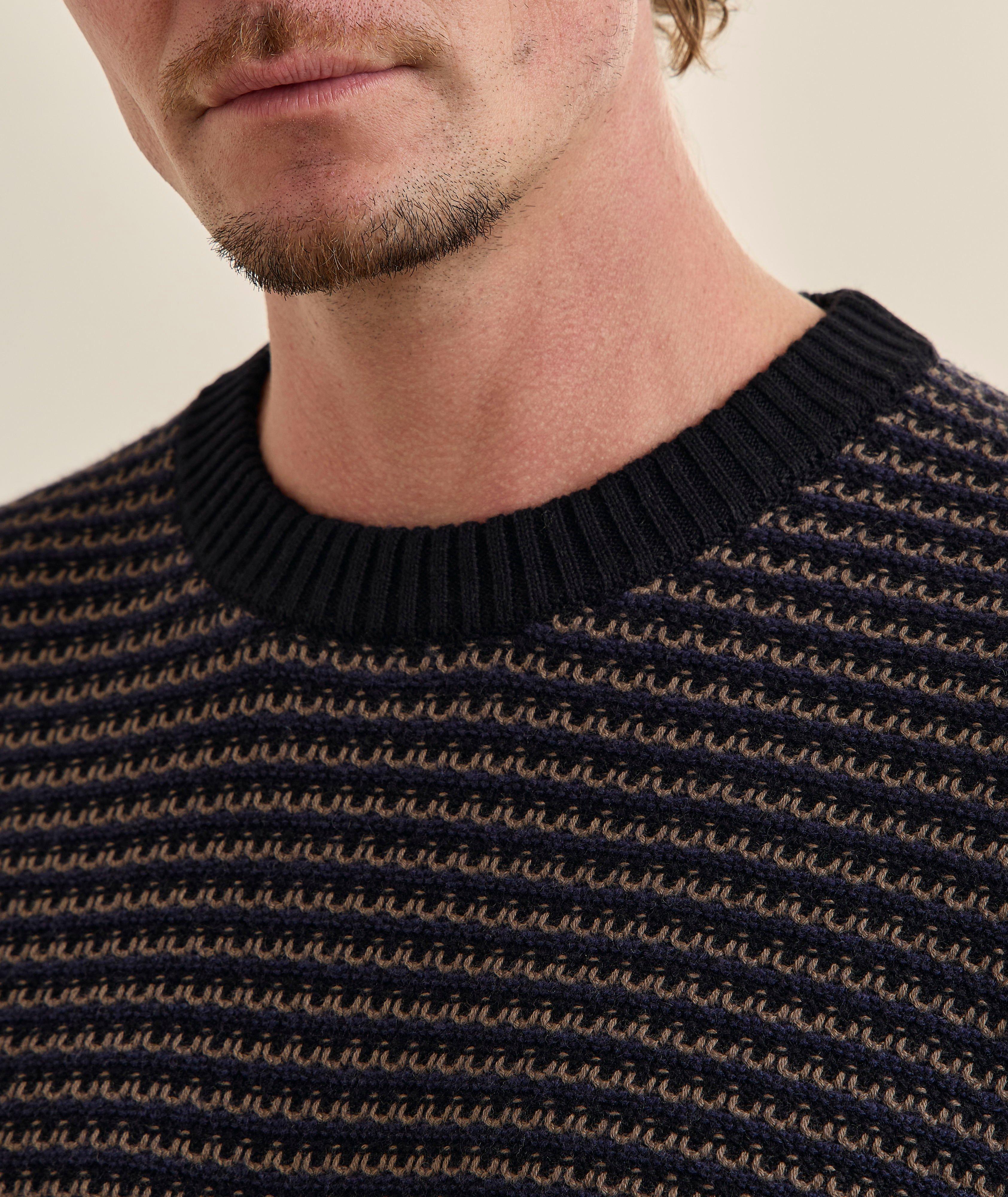 Pull laine-coton biologique rayé Russel image 3