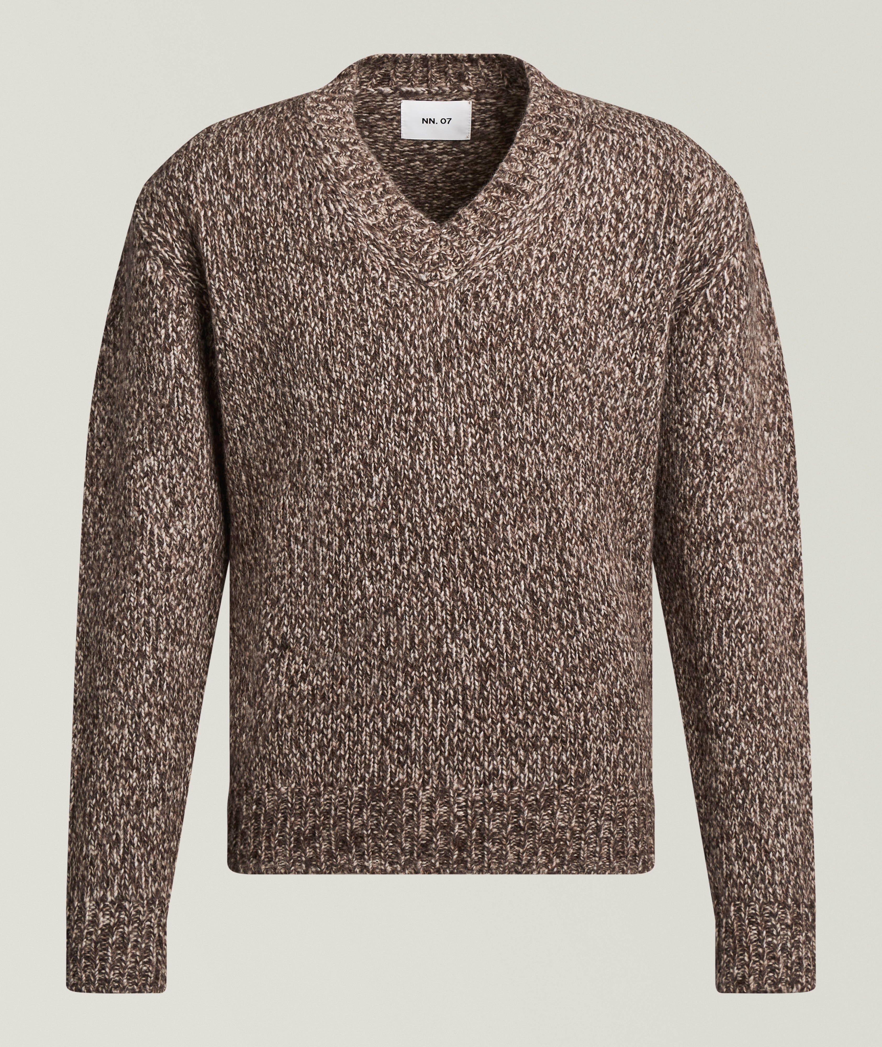 NN07 Flint Merino Wool-Blend V-Neck Sweater
