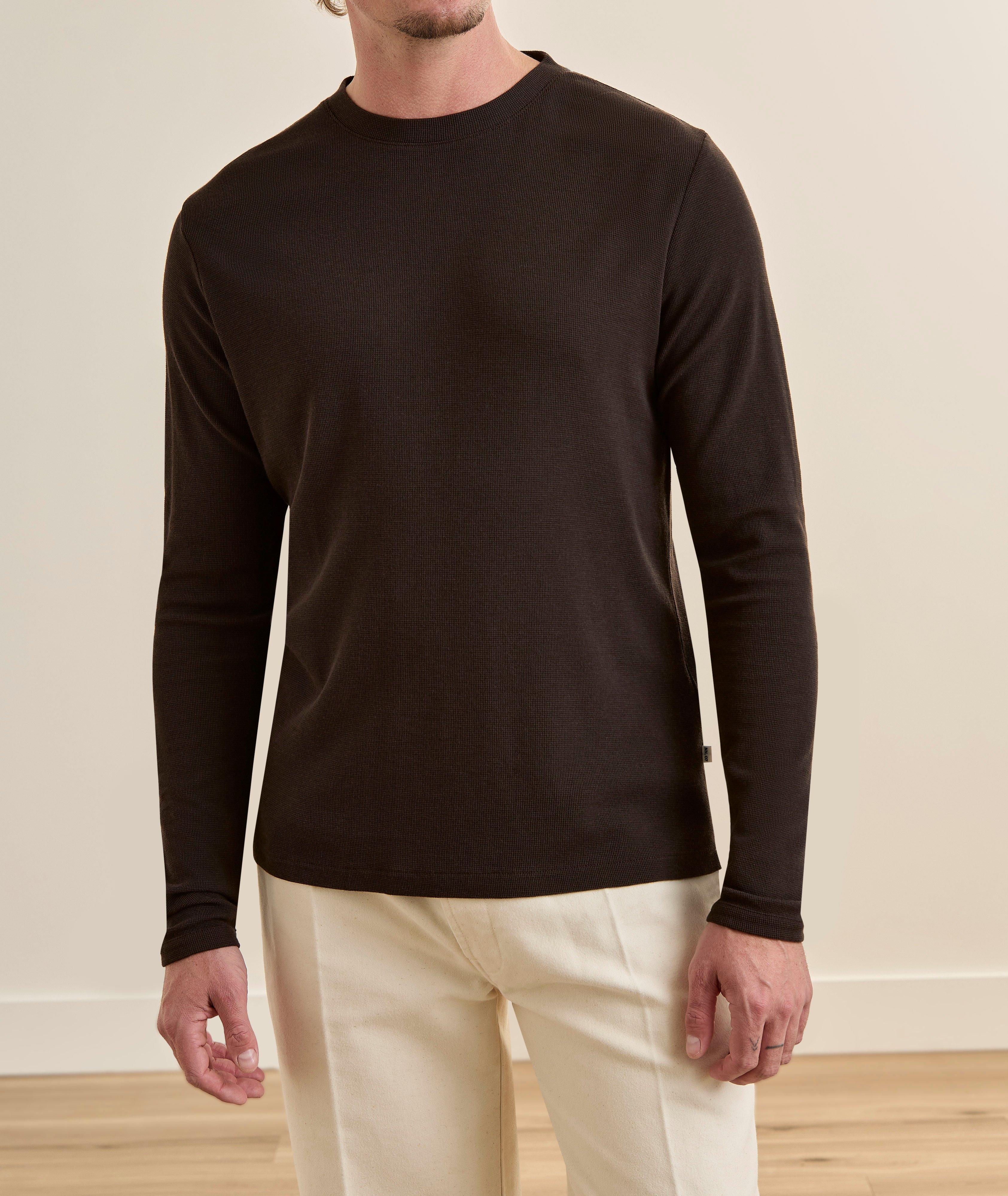 T-shirt tricot gaufré Clive image 1