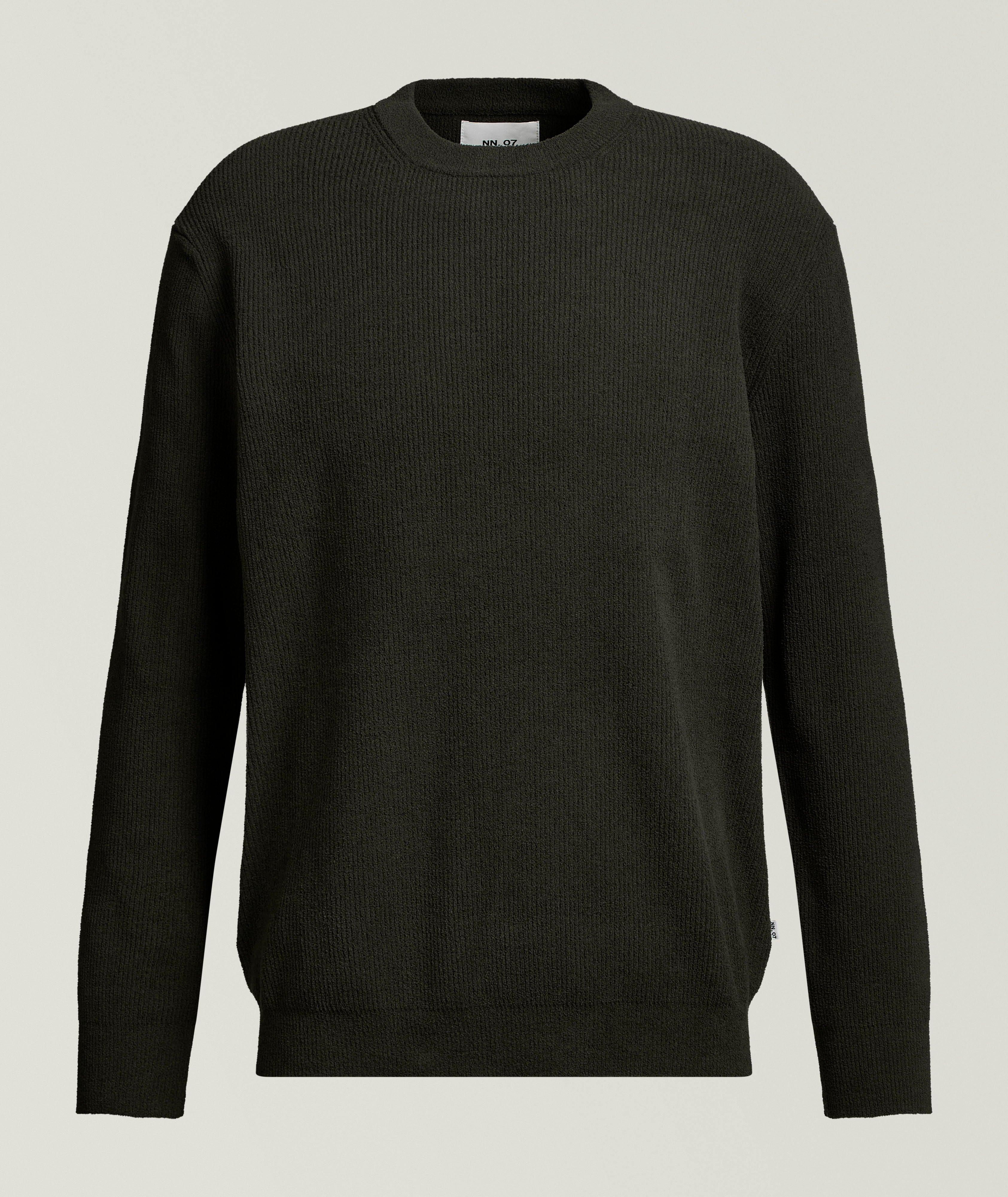 NN07 Pull encolure ronde chenille côtelée Danny