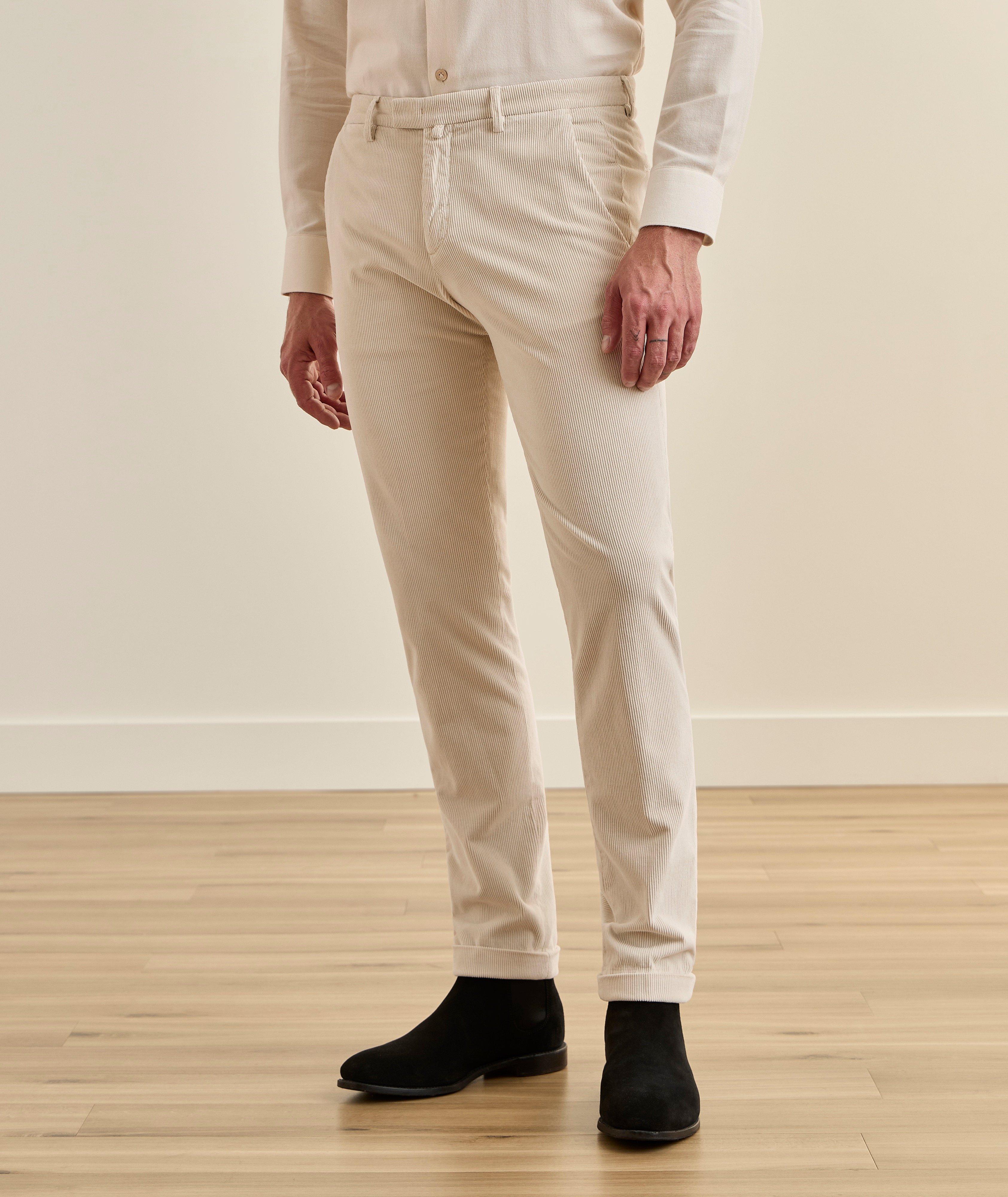 Flat Front Corduroy Pants image 1