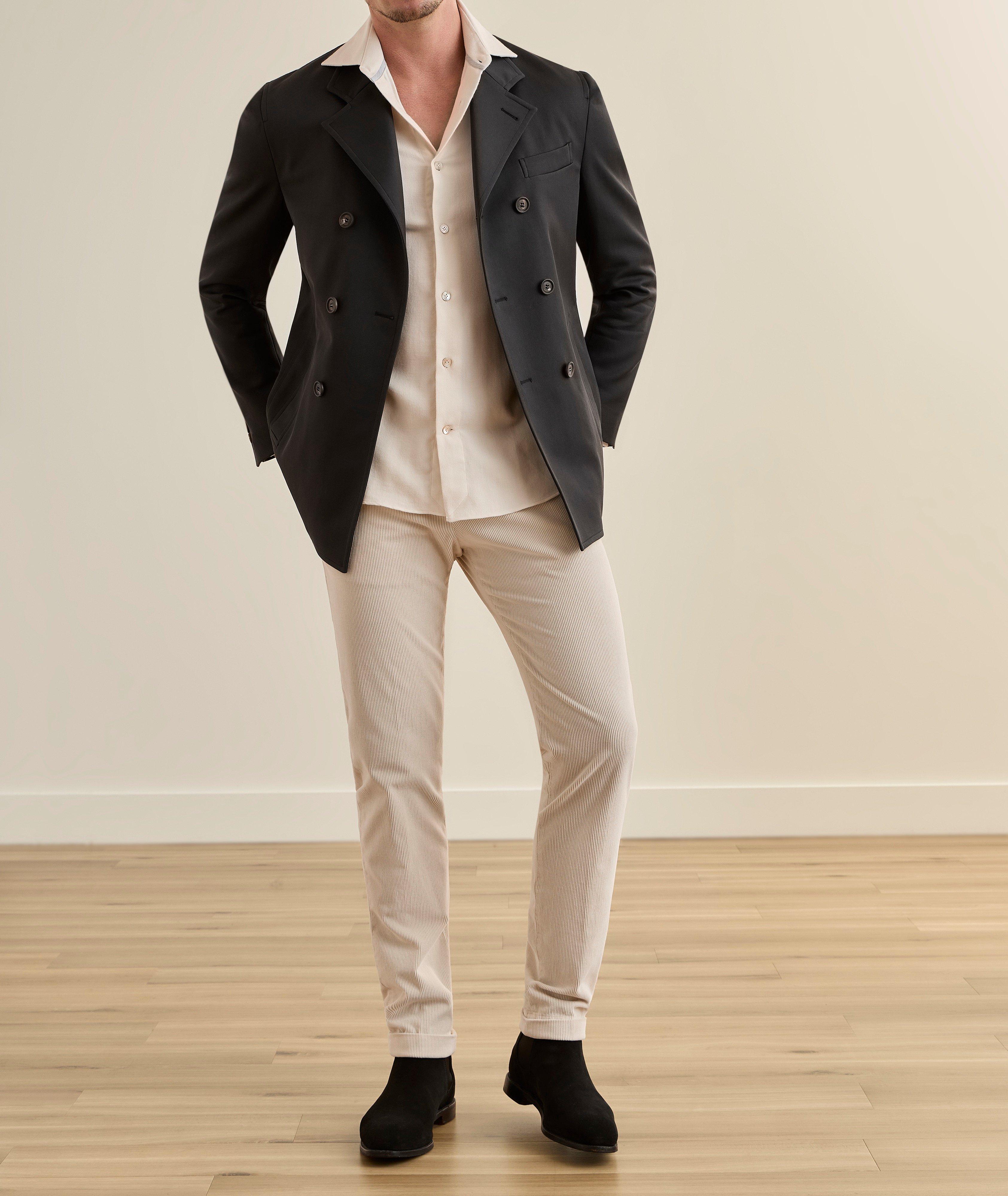 Flat Front Corduroy Pants image 4