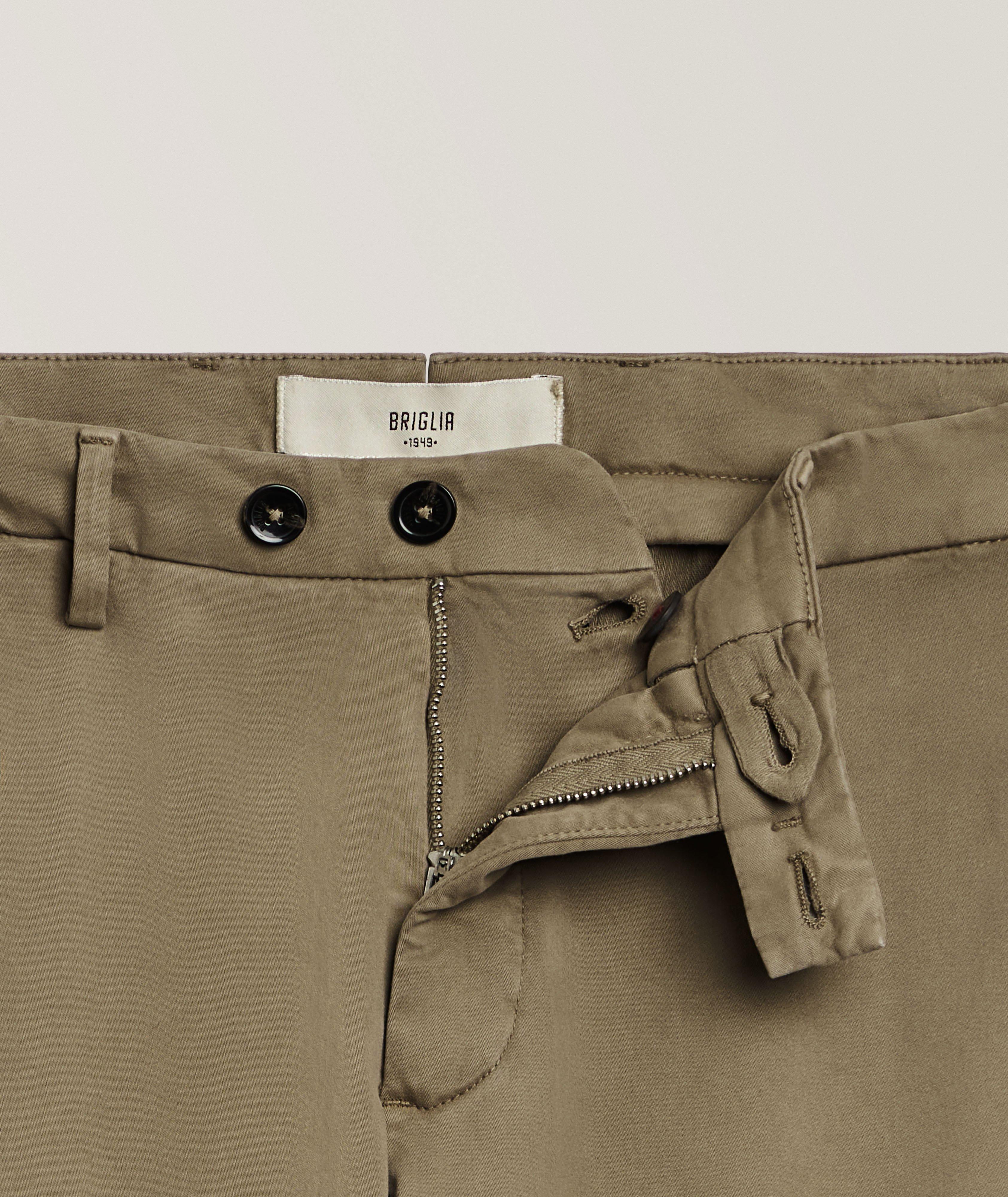 Pantalon coton-extensible devant-lisse image 4