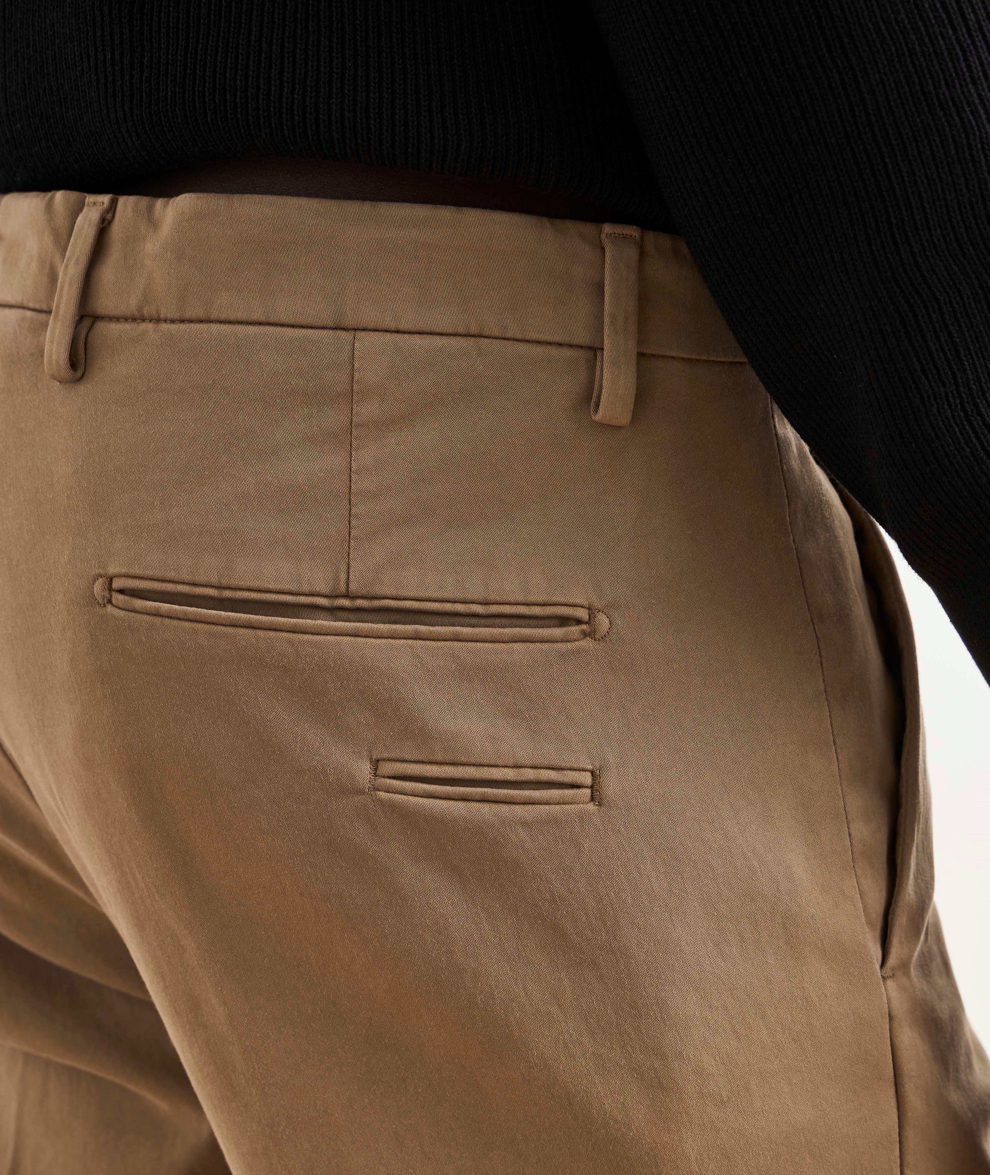 Pantalon coton-extensible devant-lisse image 3