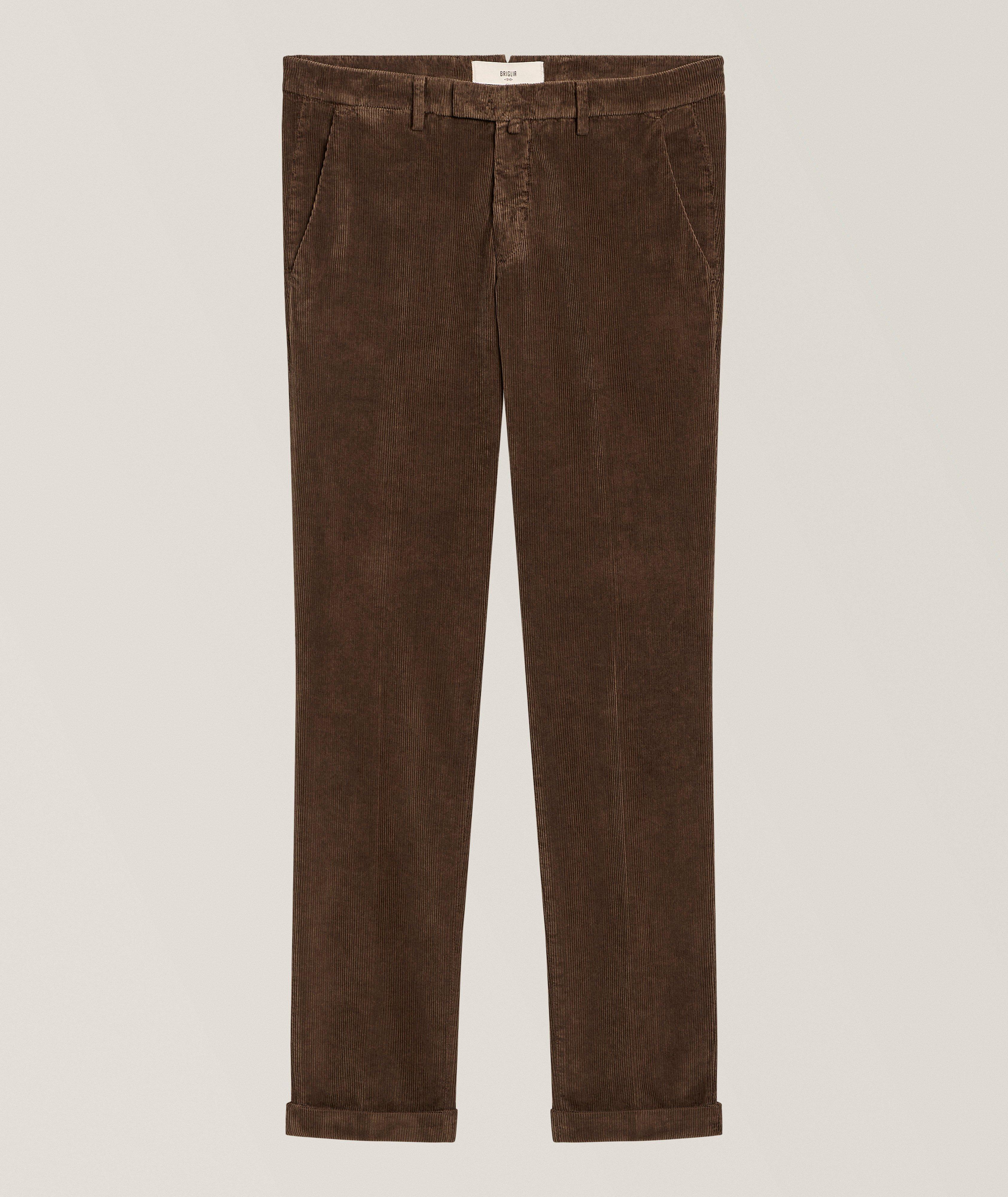 Briglia Pantalon velours côtelé devant plat