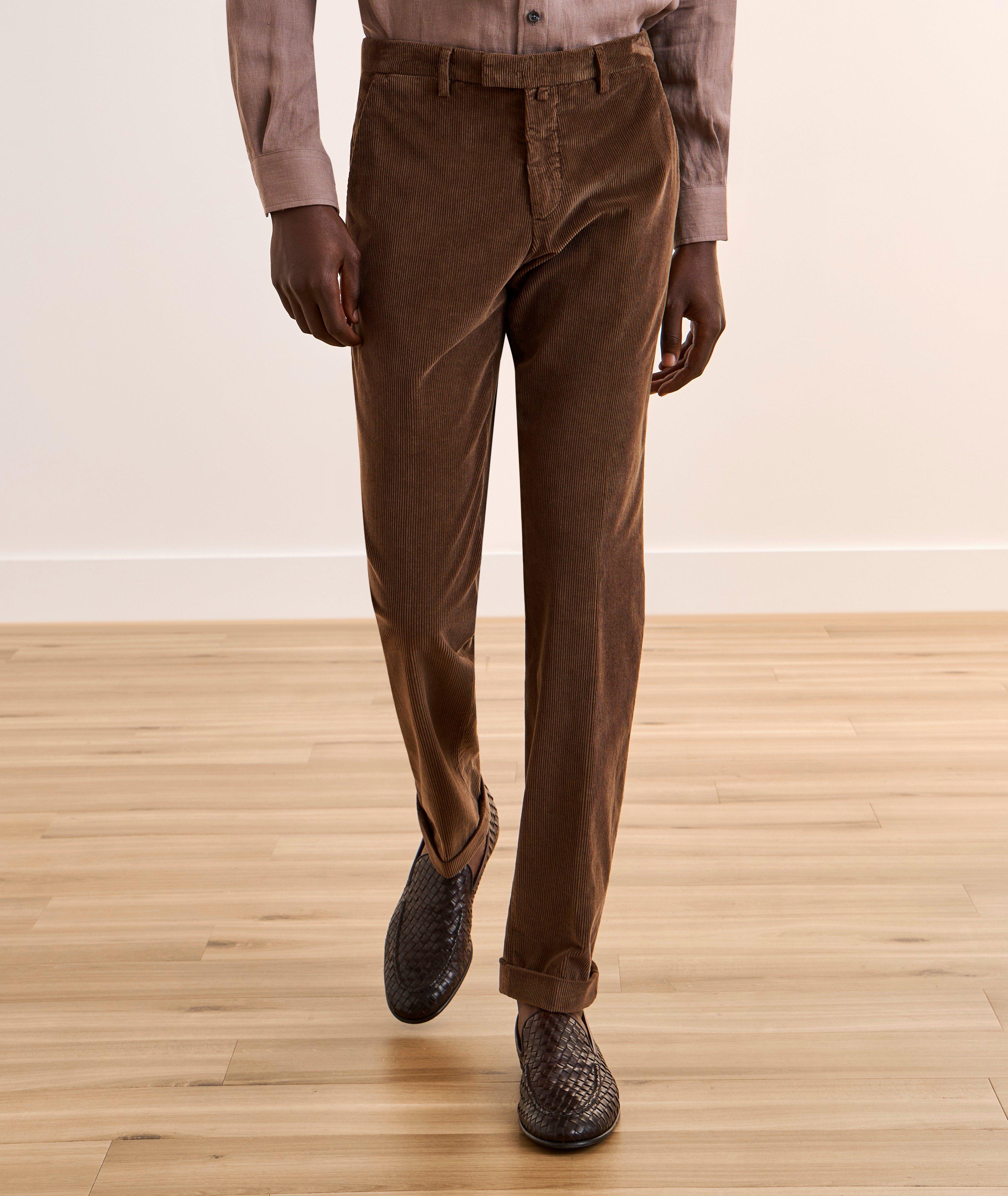 Flat Front Corduroy Pants image 1