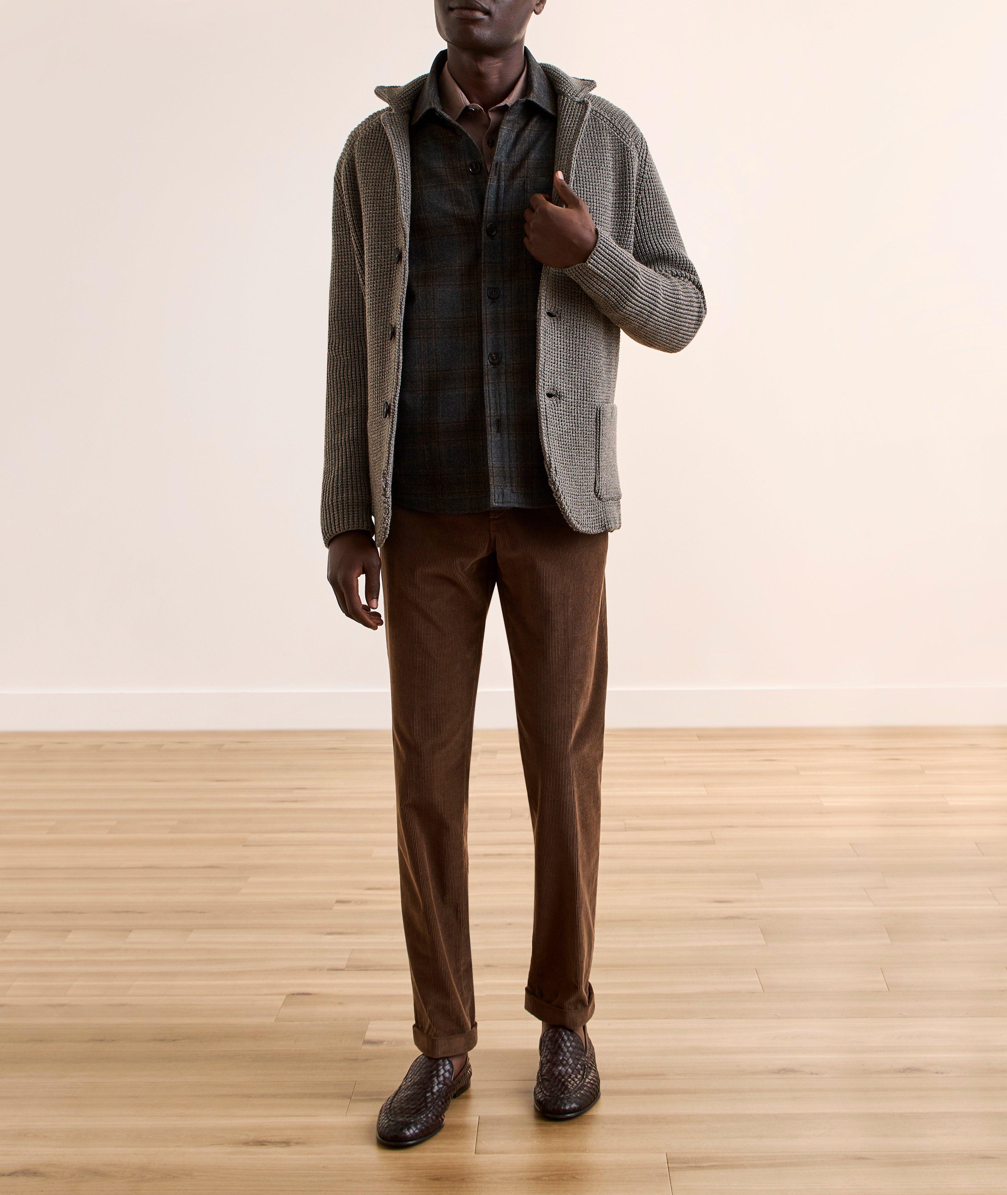 Flat Front Corduroy Pants image 4