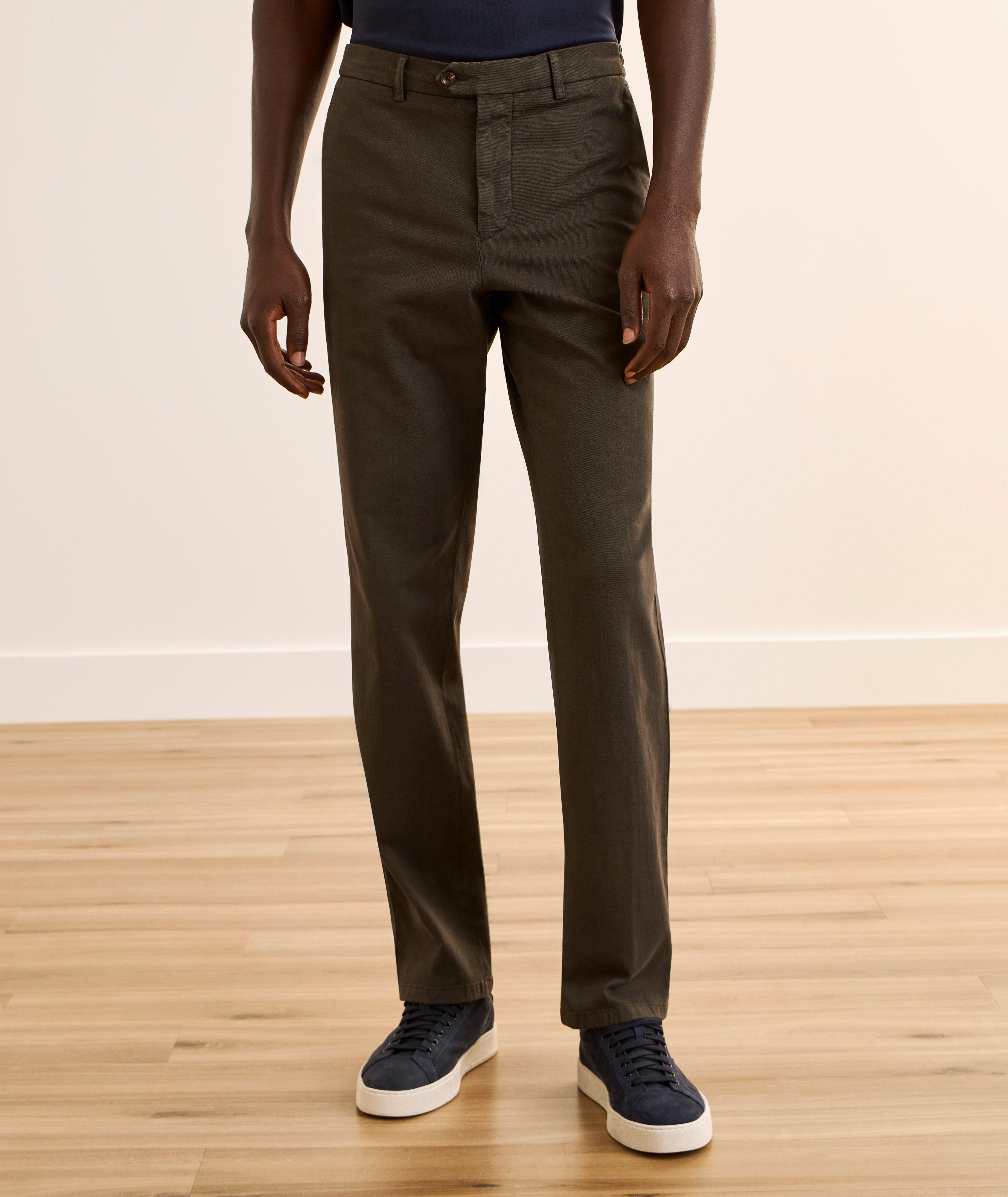 Pantalon cachemire-coton-extensible Vento image 1