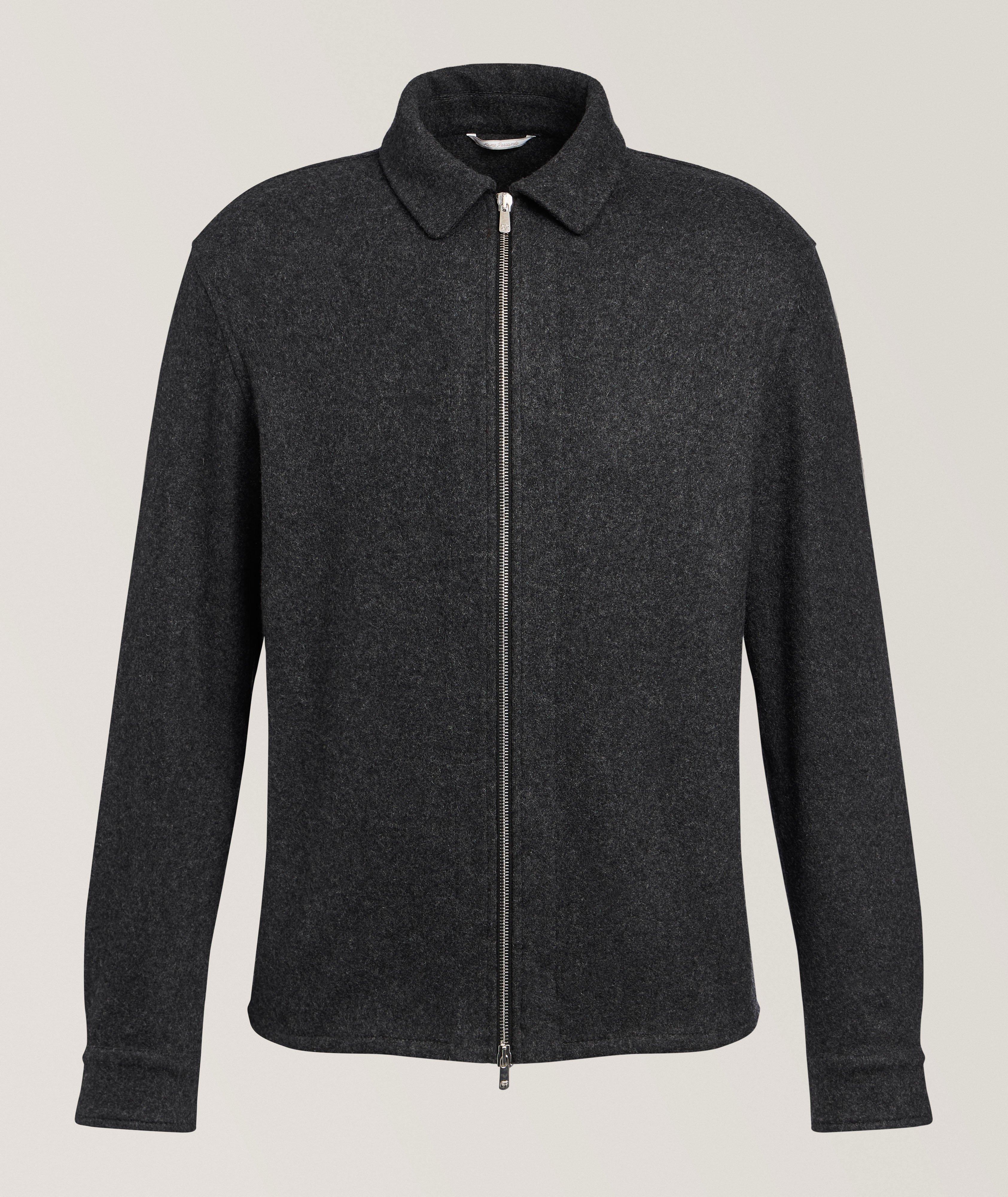 Marco Pescarolo Cashmere Full-Zip Overshirt 